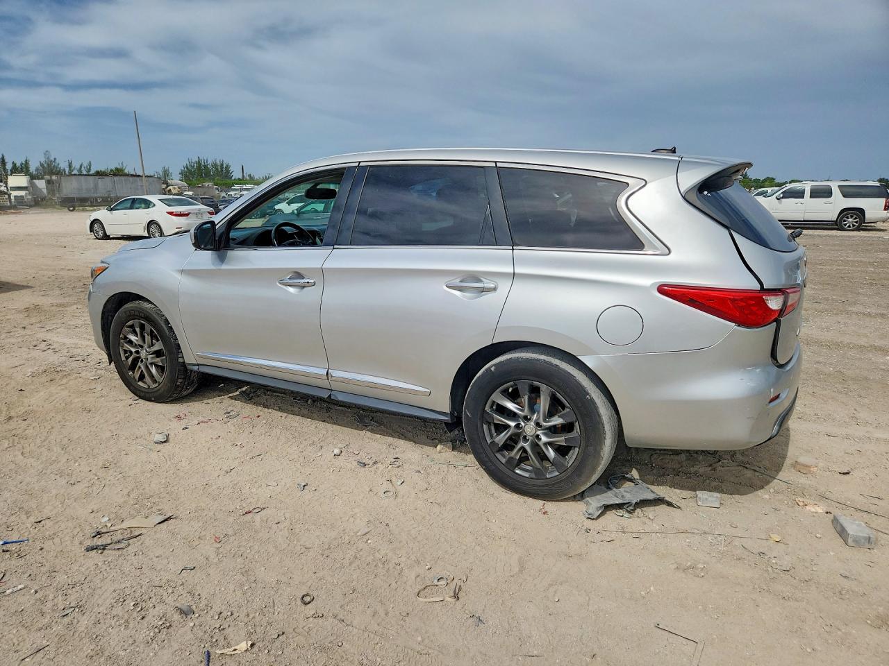2015 Infiniti Qx60 Base Silver vin: 5N1AL0MN6FC507828