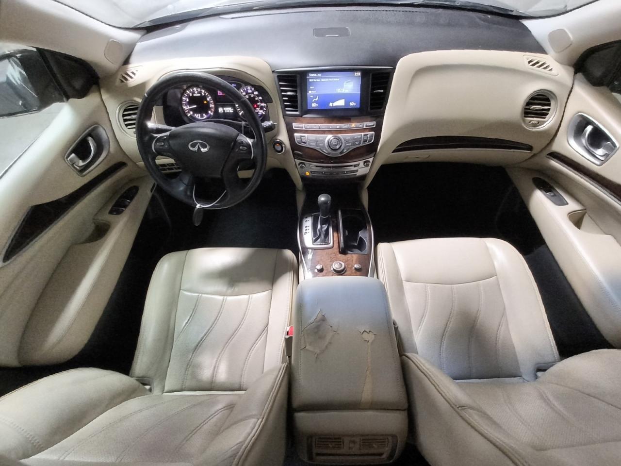 2015 Infiniti Qx60 Base Gray vin: 5N1AL0MN6FC511152 Damage: Front Center Armrest, Worn, Replacement Required