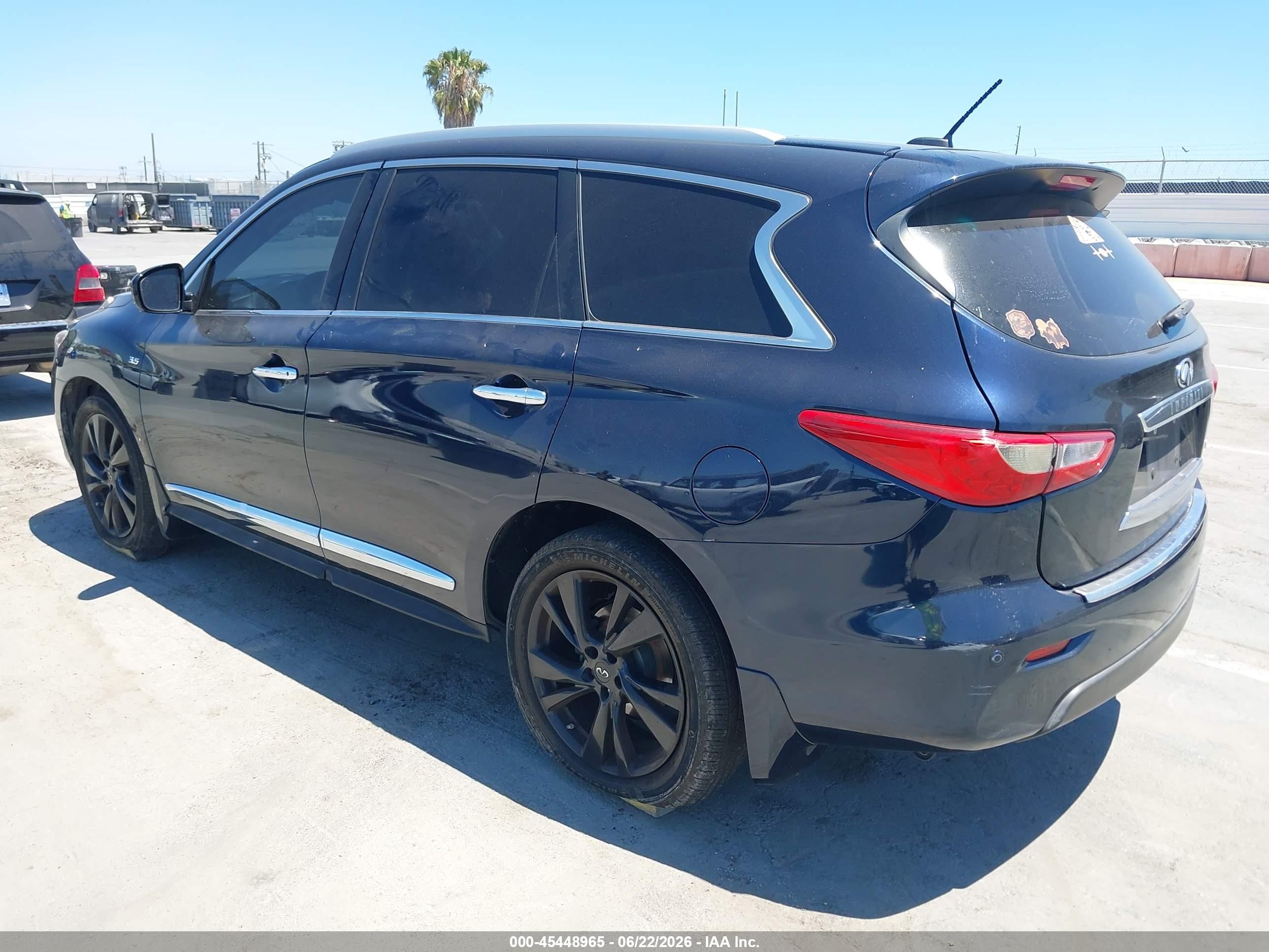 2015 Infiniti Qx60   Blue vin: 5N1AL0MN6FC521437