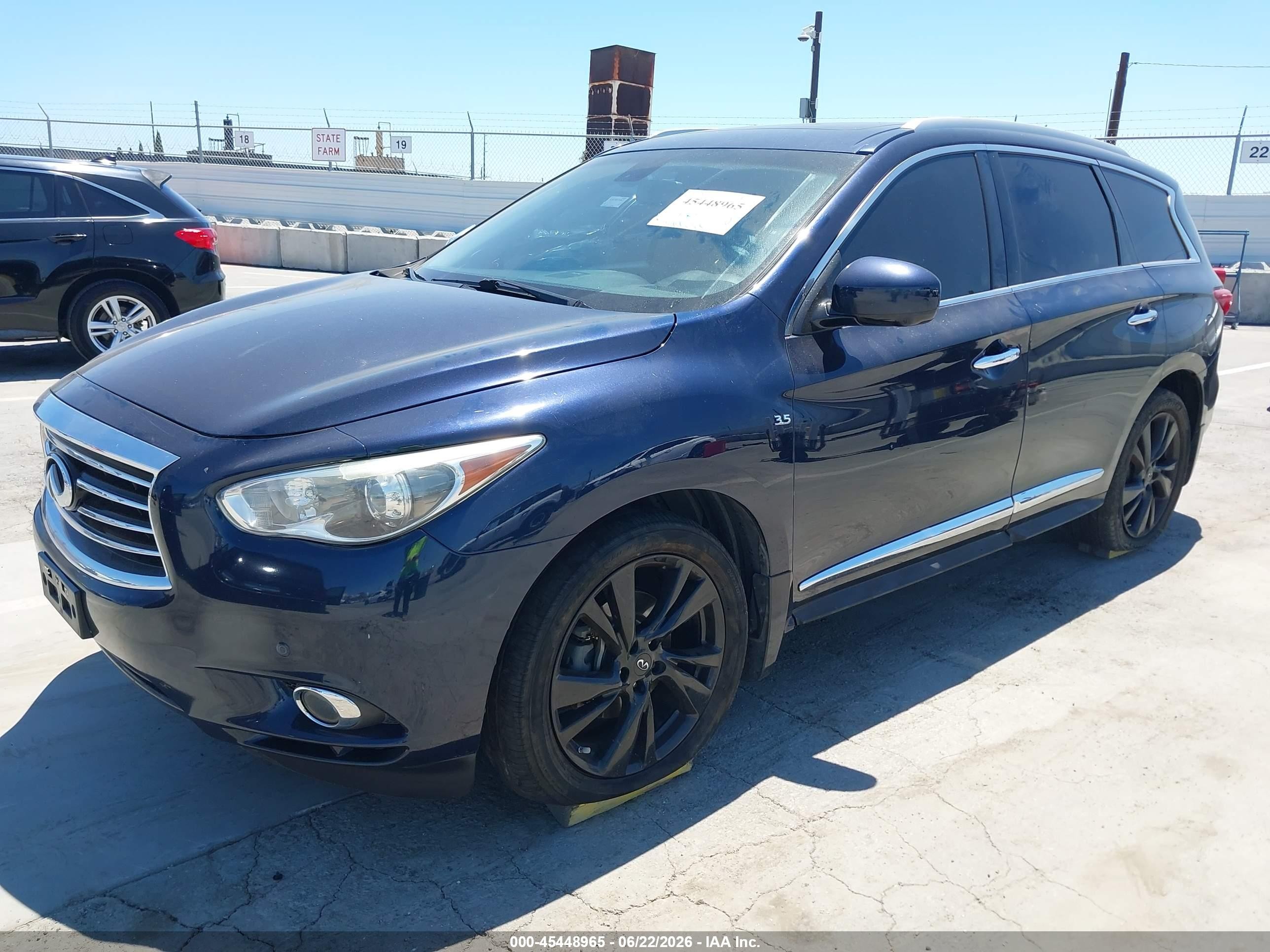 2015 Infiniti Qx60   Blue vin: 5N1AL0MN6FC521437