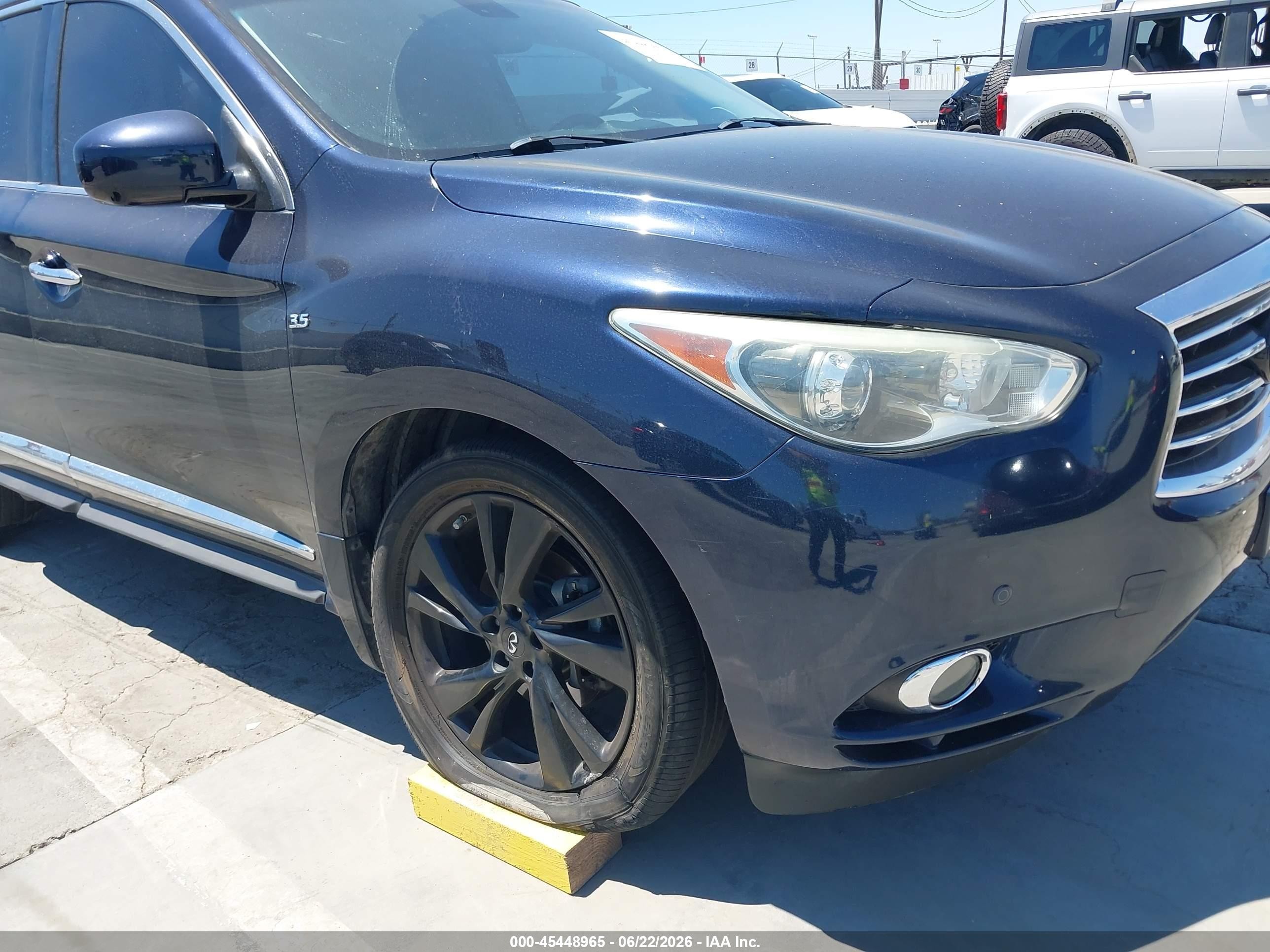 2015 Infiniti Qx60   Blue vin: 5N1AL0MN6FC521437