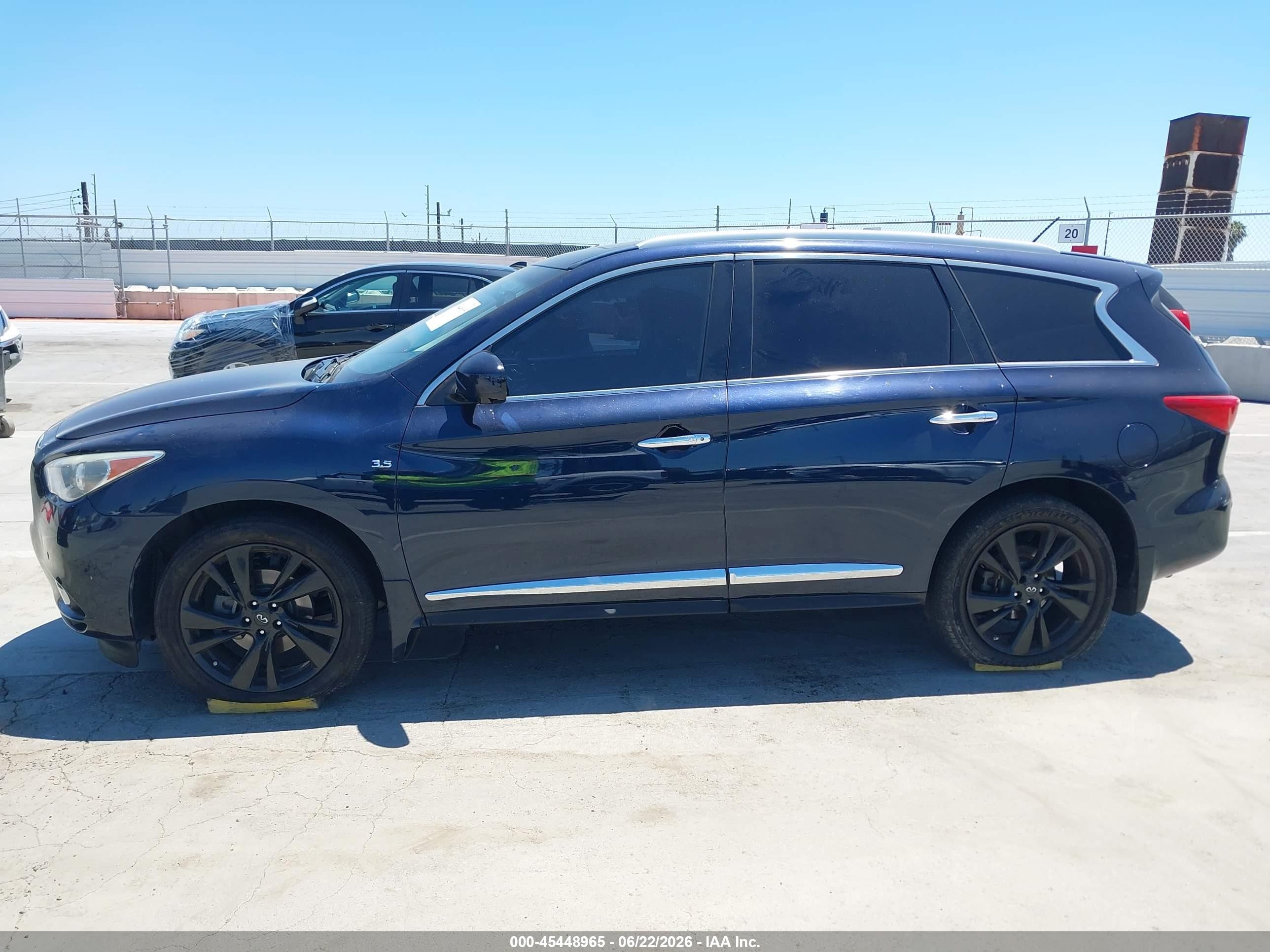 2015 Infiniti Qx60   Blue vin: 5N1AL0MN6FC521437