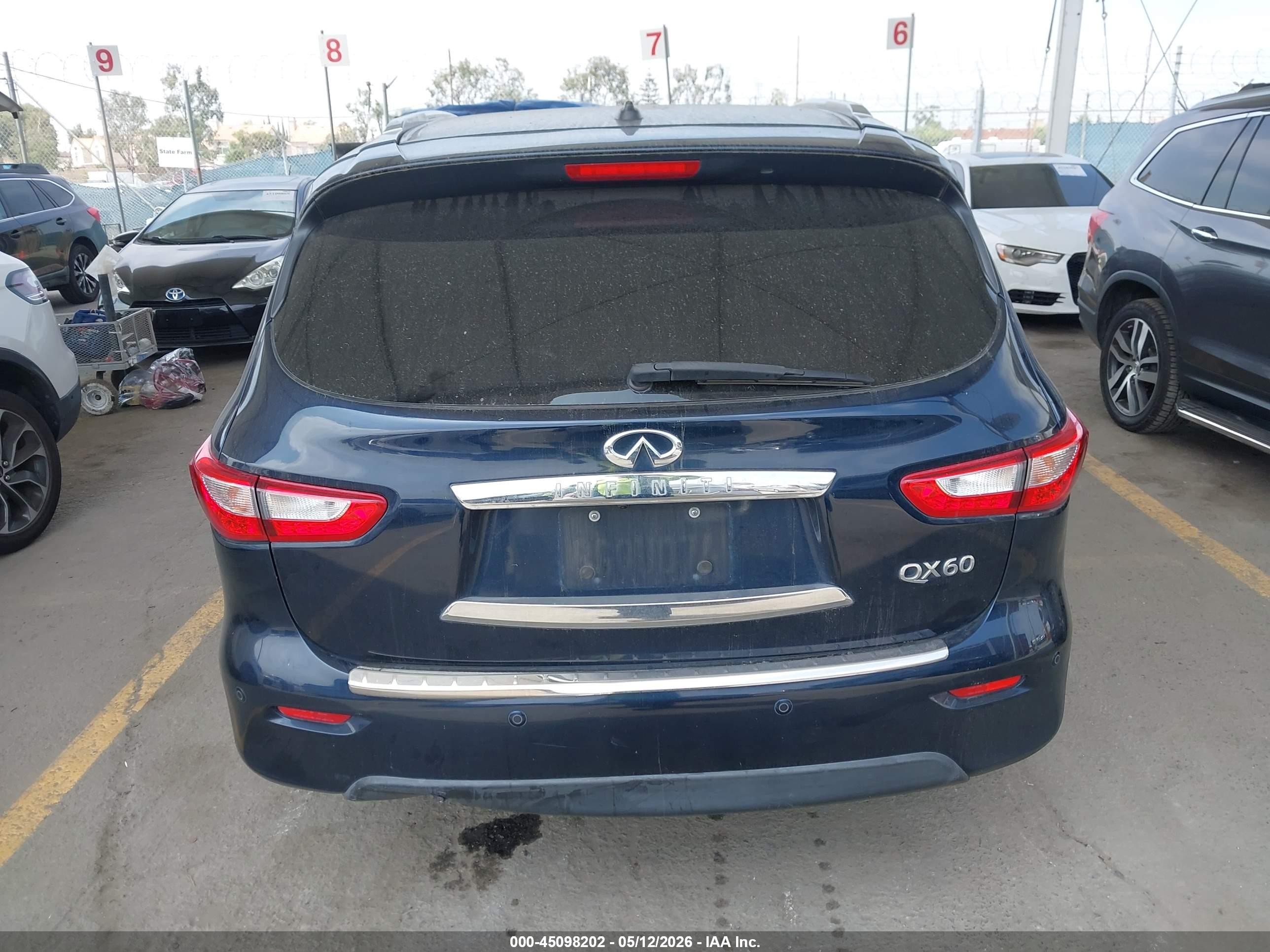 2015 Infiniti Qx60   Blue vin: 5N1AL0MN6FC522751
