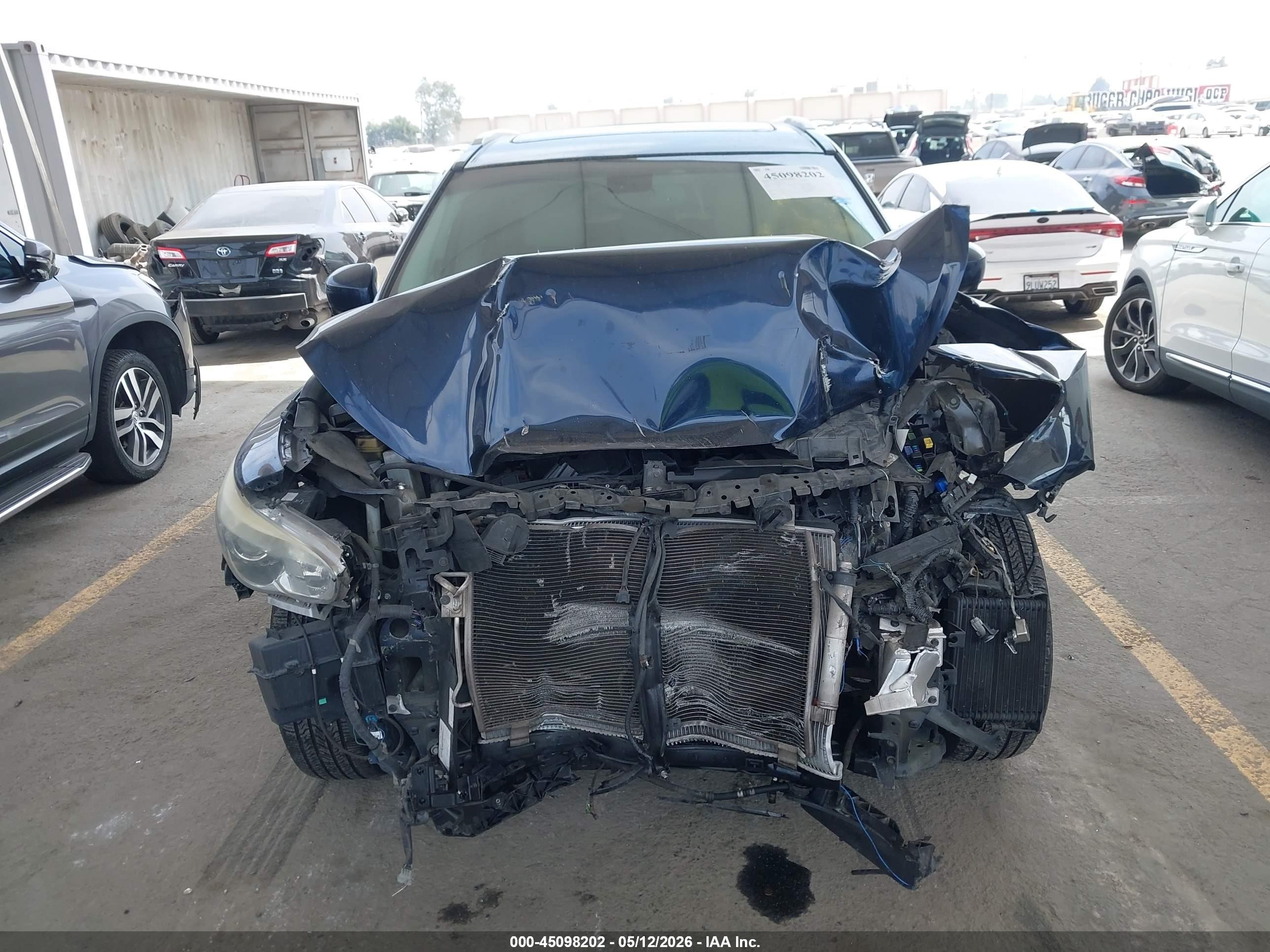 2015 Infiniti Qx60   Blue vin: 5N1AL0MN6FC522751