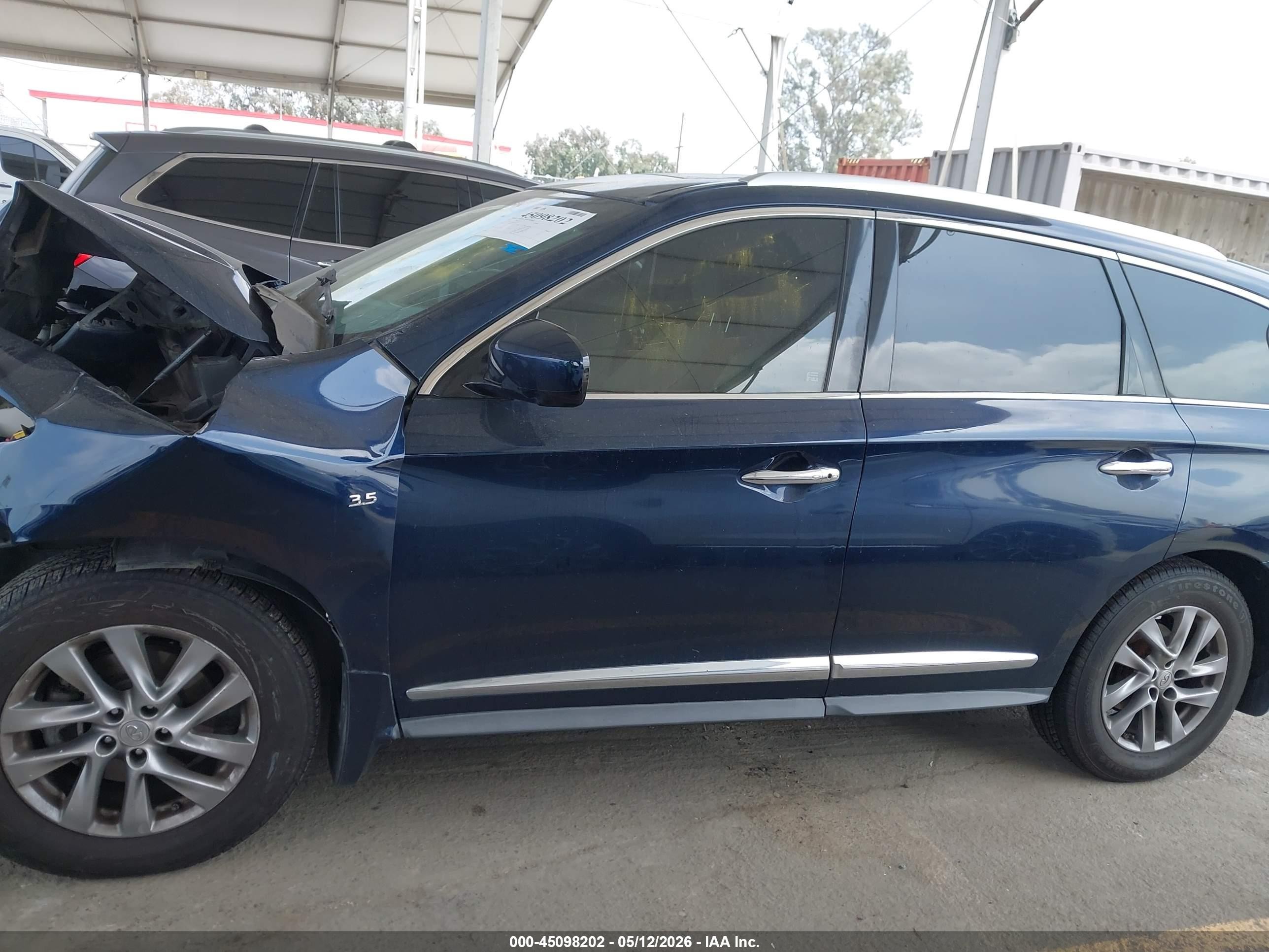 2015 Infiniti Qx60   Blue vin: 5N1AL0MN6FC522751