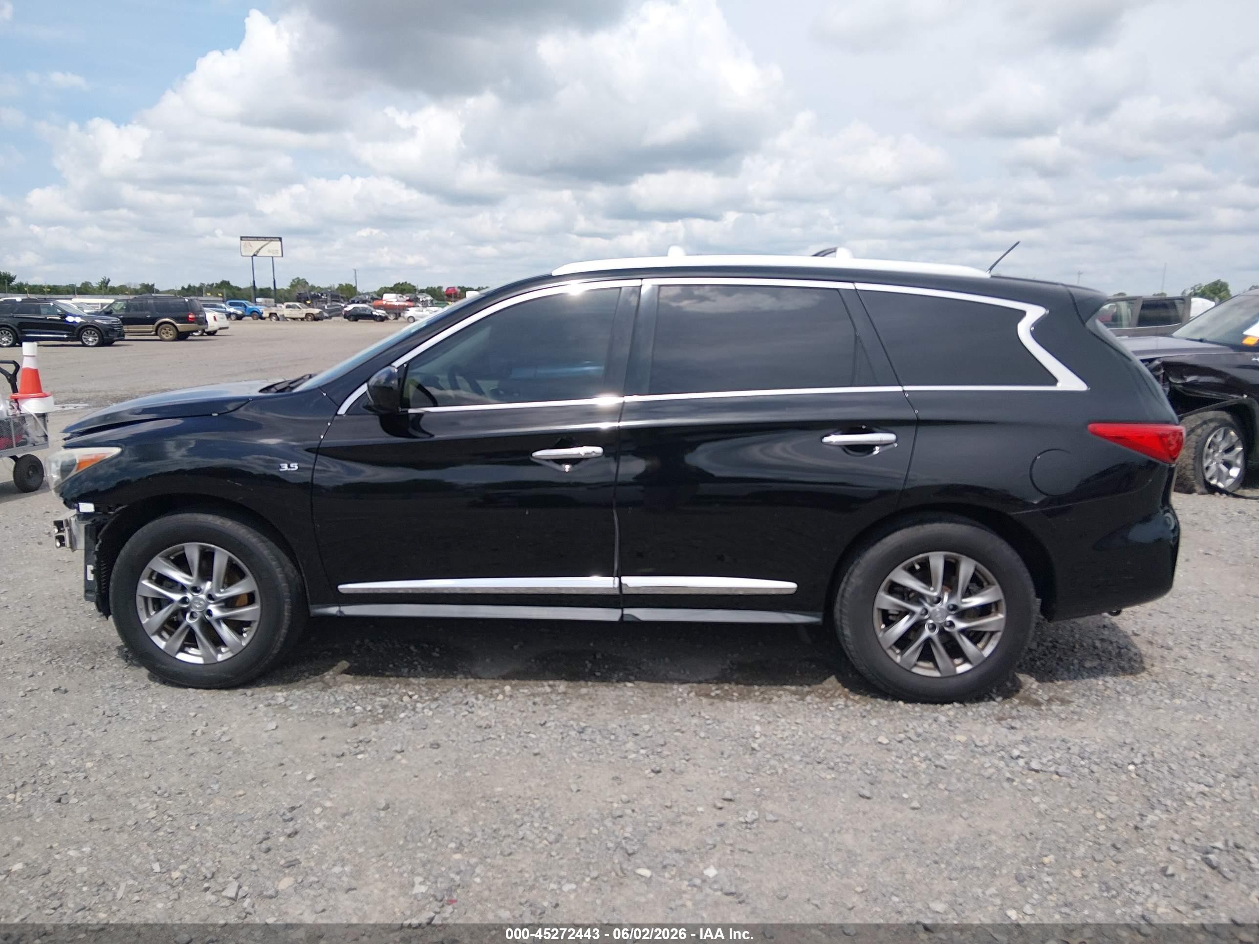 2015 Infiniti Qx60   Black vin: 5N1AL0MN6FC525570