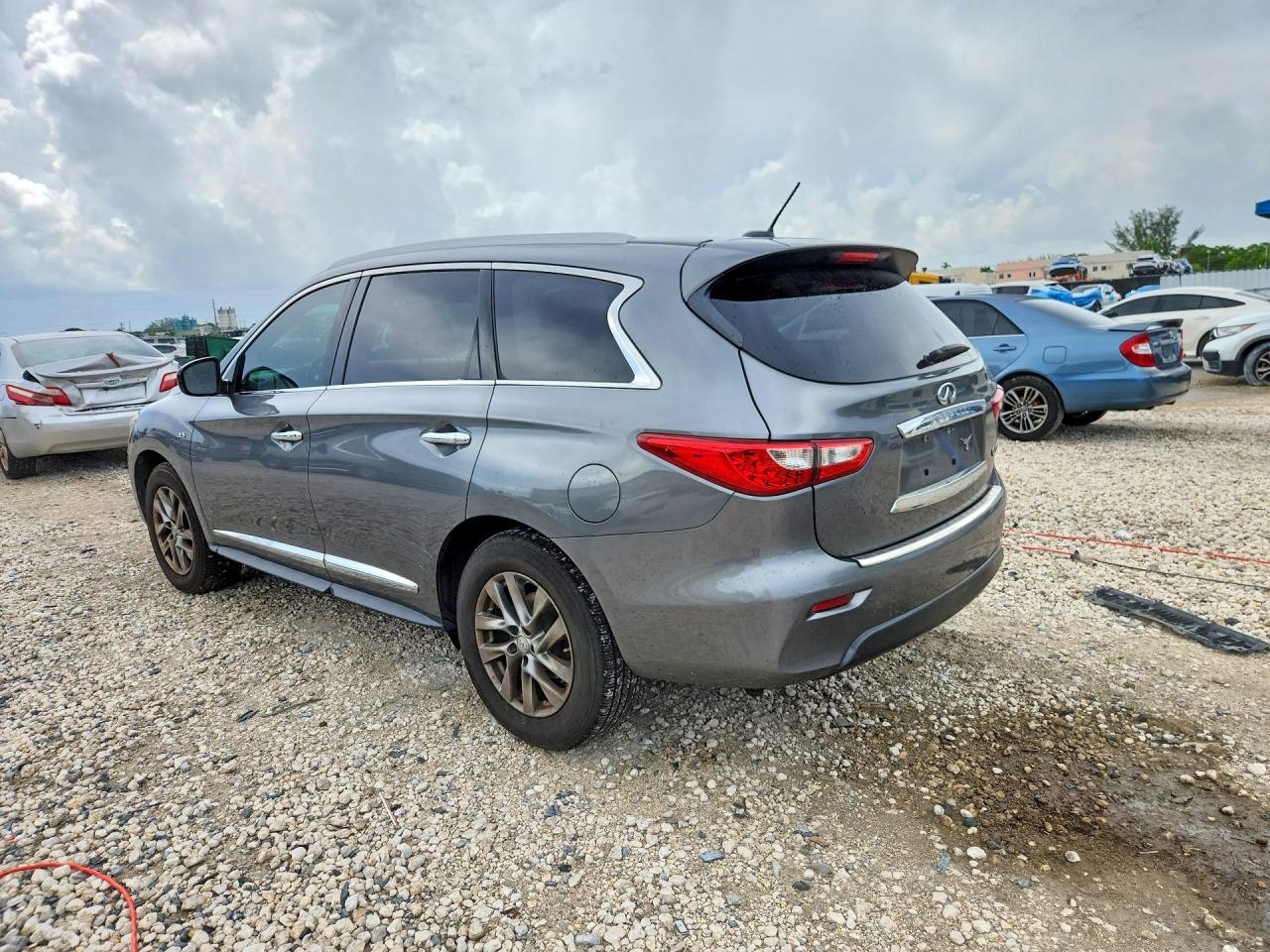 2015 Infiniti Qx60 Base Gray vin: 5N1AL0MN6FC526640