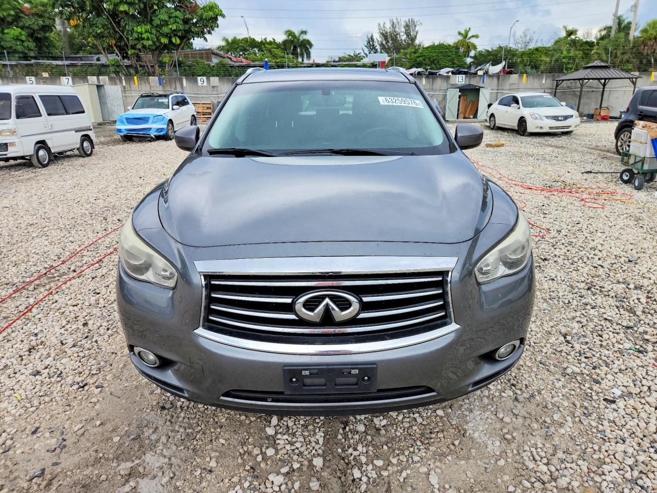 2015 Infiniti Qx60 Base Gray vin: 5N1AL0MN6FC526640