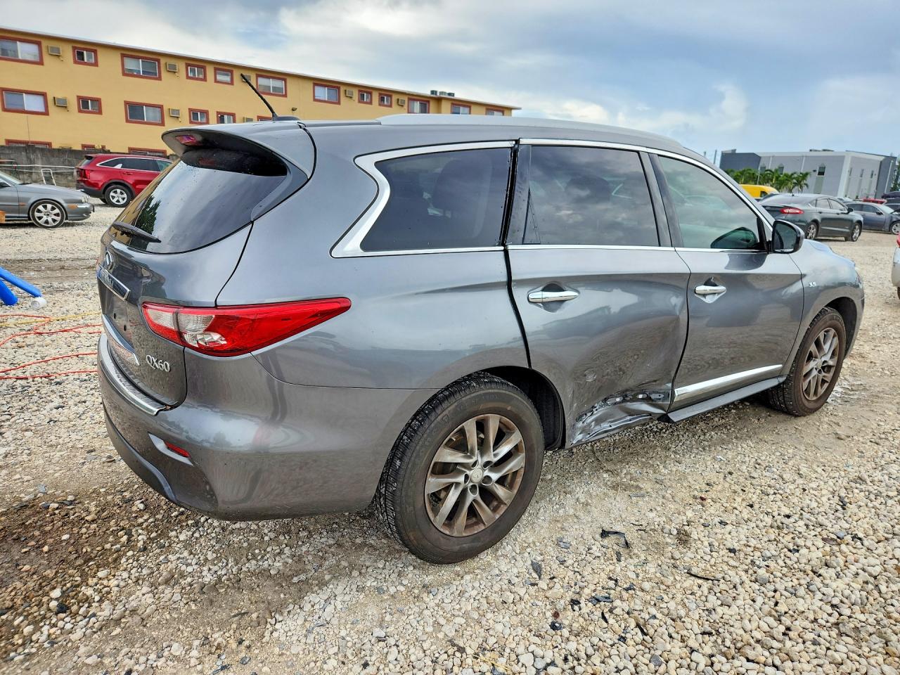 2015 Infiniti Qx60 Base Gray vin: 5N1AL0MN6FC526640