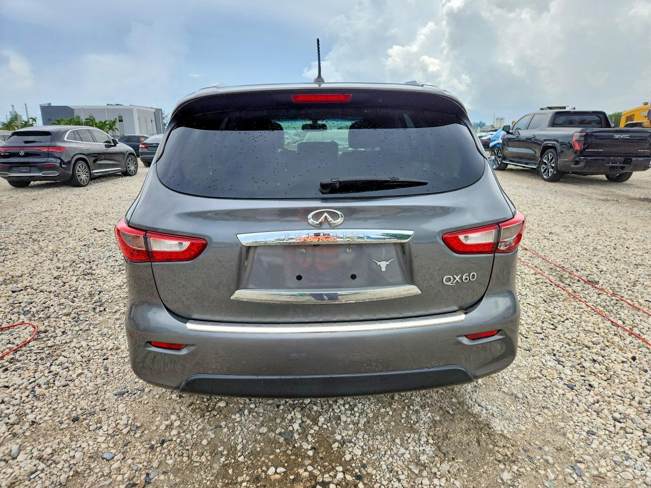 2015 Infiniti Qx60 Base Gray vin: 5N1AL0MN6FC526640