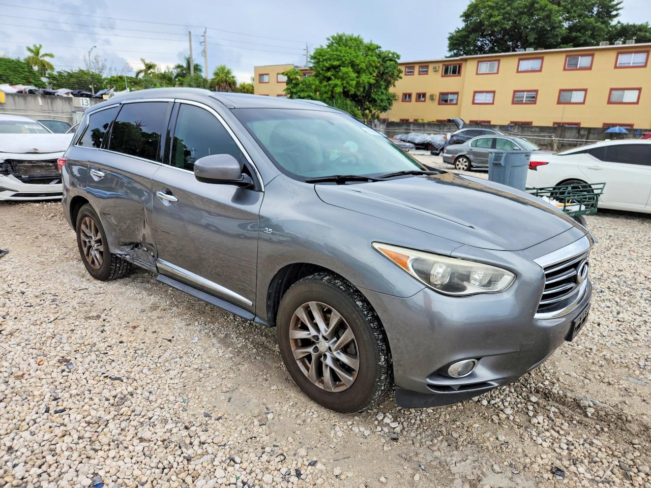 2015 Infiniti Qx60 Base Gray vin: 5N1AL0MN6FC526640