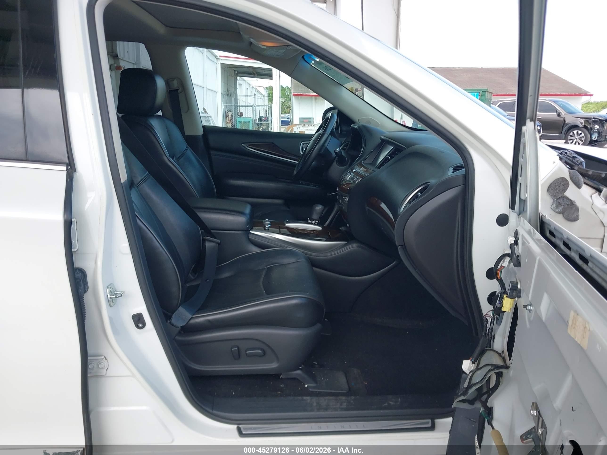 2015 Infiniti Qx60   White vin: 5N1AL0MN6FC538769