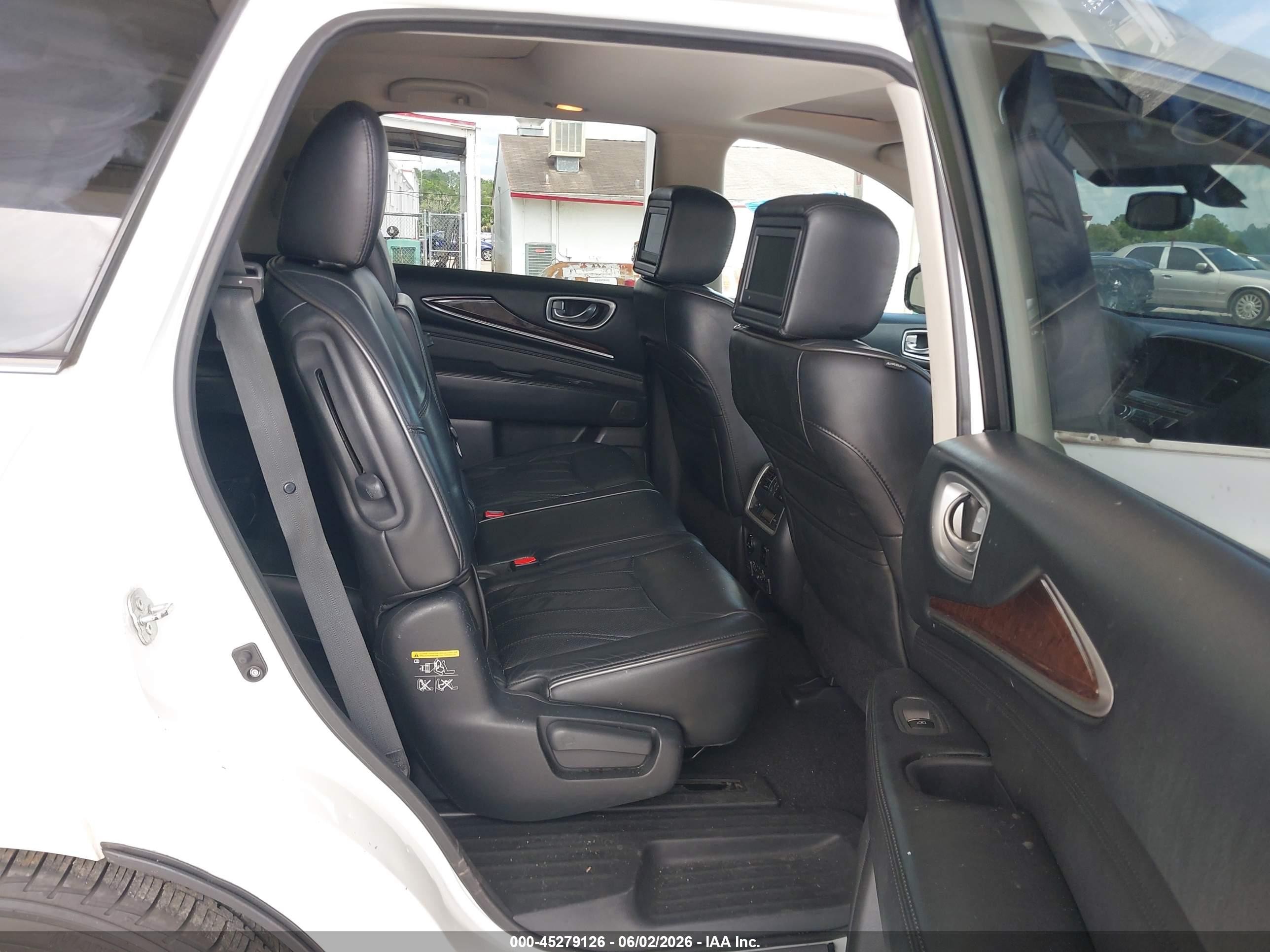 2015 Infiniti Qx60   White vin: 5N1AL0MN6FC538769