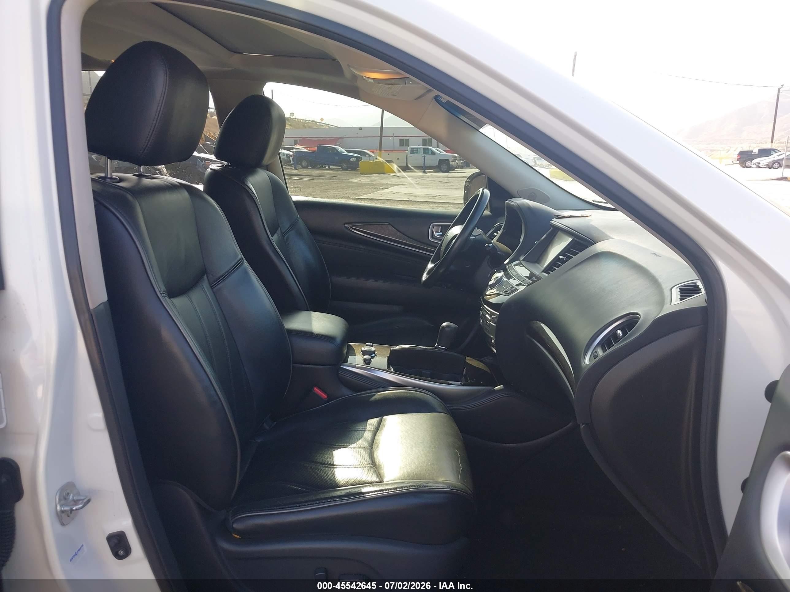 2015 Infiniti Qx60   White vin: 5N1AL0MN6FC540196
