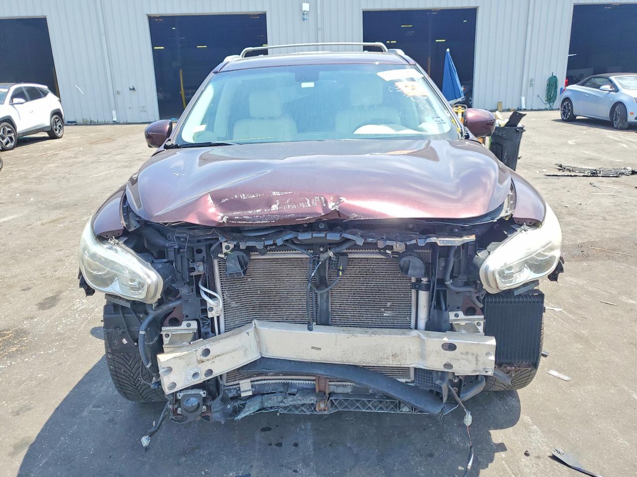 2015 Infiniti Qx60 Base Burgundy vin: 5N1AL0MN6FC551554