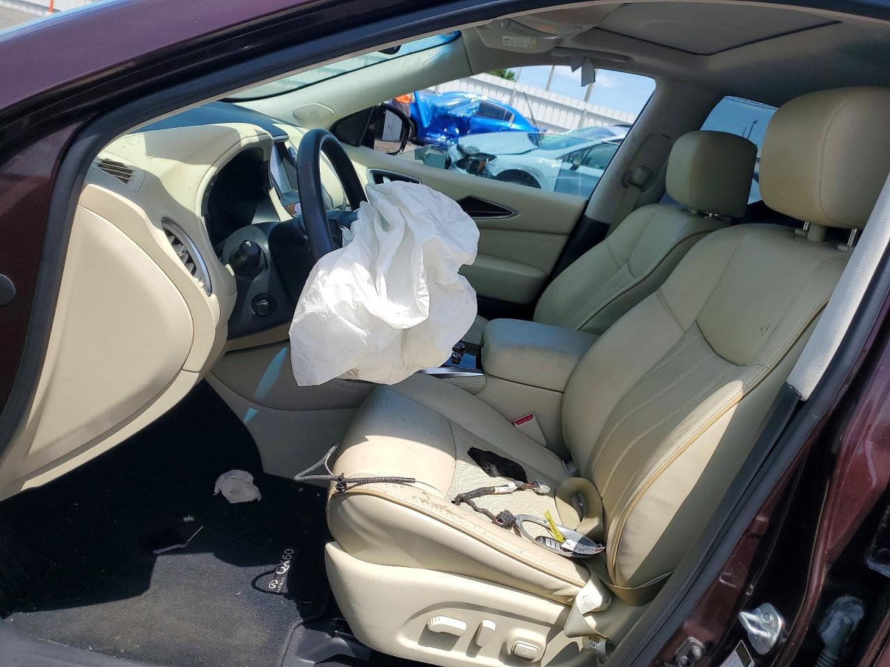 2015 Infiniti Qx60 Base Burgundy vin: 5N1AL0MN6FC551554