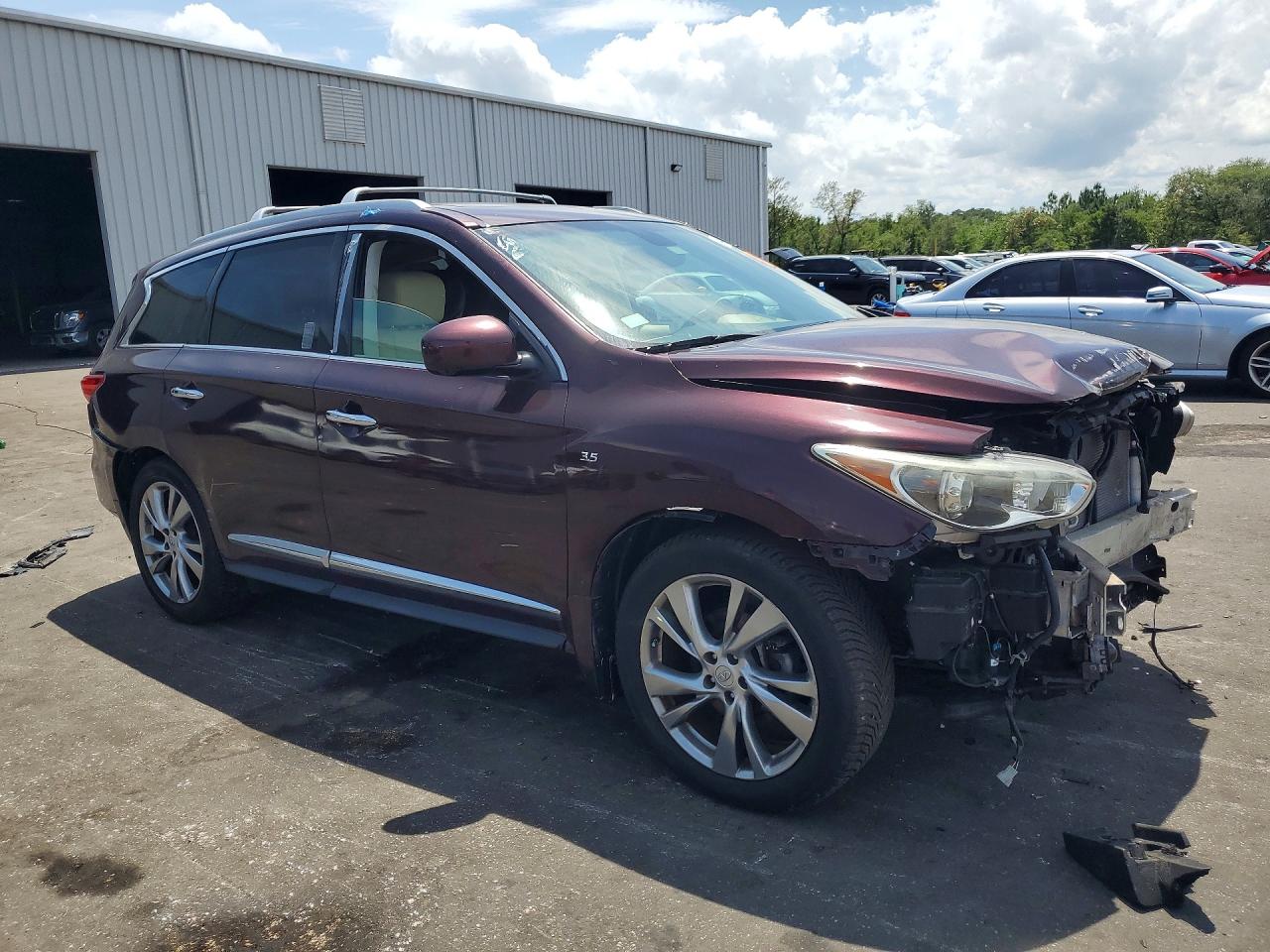 2015 Infiniti Qx60 Base Burgundy vin: 5N1AL0MN6FC551554