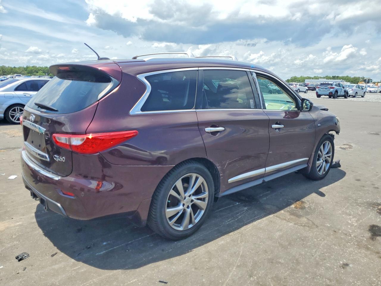 2015 Infiniti Qx60 Base Burgundy vin: 5N1AL0MN6FC551554