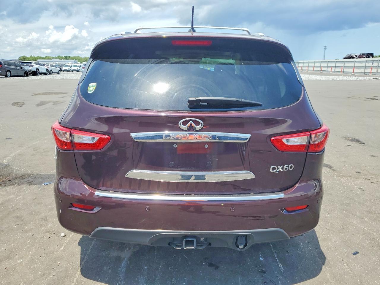 2015 Infiniti Qx60 Base Burgundy vin: 5N1AL0MN6FC551554