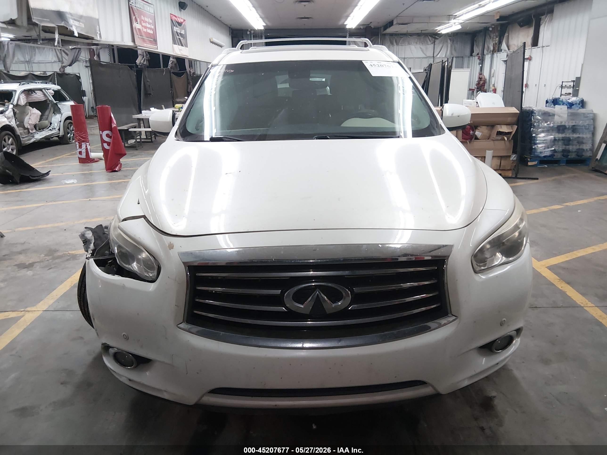 2015 Infiniti Qx60   White vin: 5N1AL0MN6FC553093