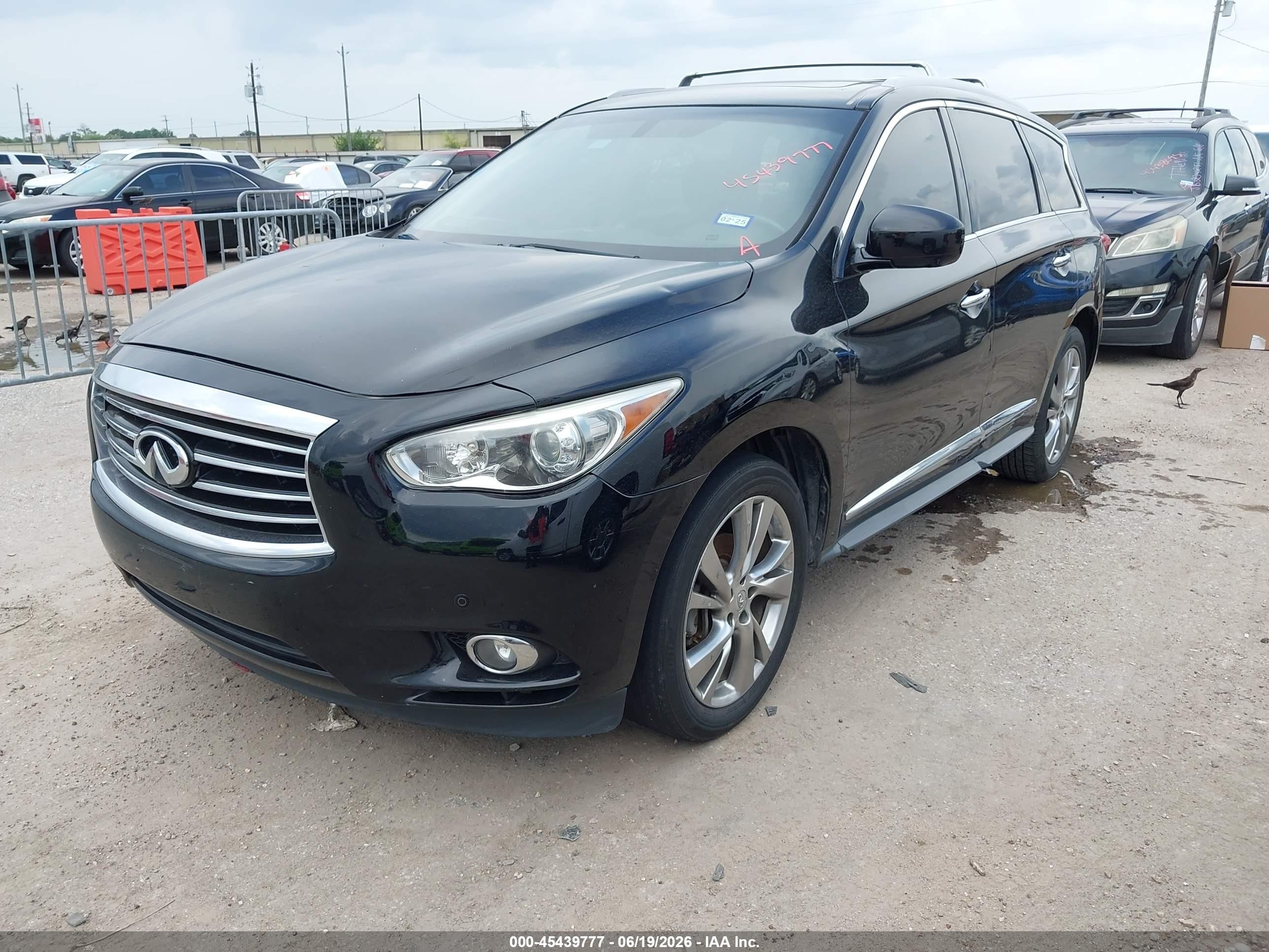 2013 Infiniti Jx35   Black vin: 5N1AL0MN7DC305173