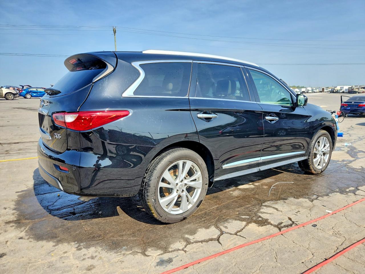 2013 Infiniti Jx35 Base Black vin: 5N1AL0MN7DC309269