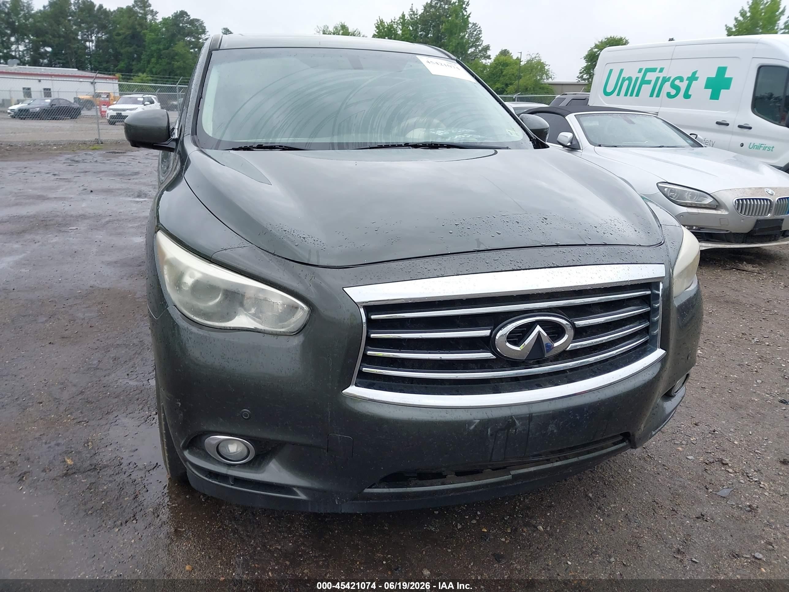 2013 Infiniti Jx35 Зеленый vin: 5N1AL0MN7DC309613