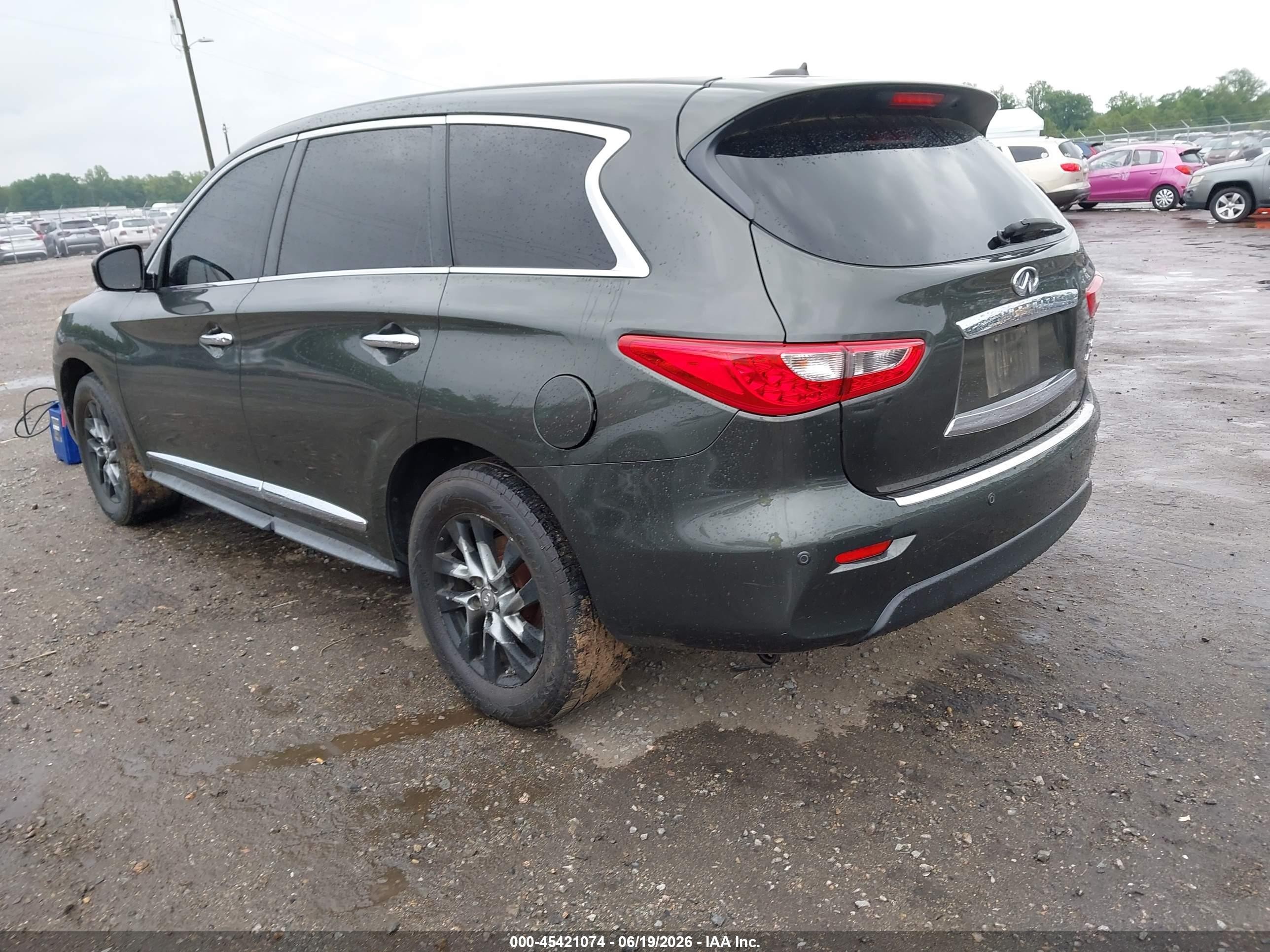 2013 Infiniti Jx35 Зеленый vin: 5N1AL0MN7DC309613