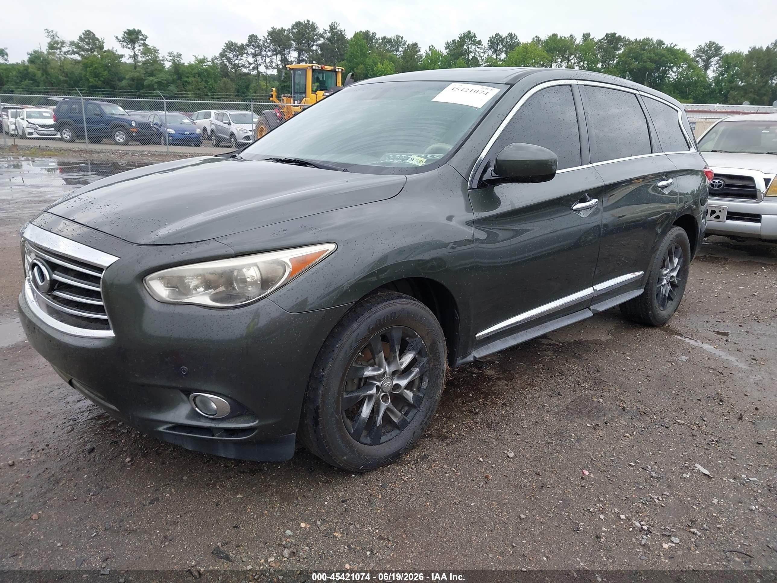 2013 Infiniti Jx35 Зеленый vin: 5N1AL0MN7DC309613