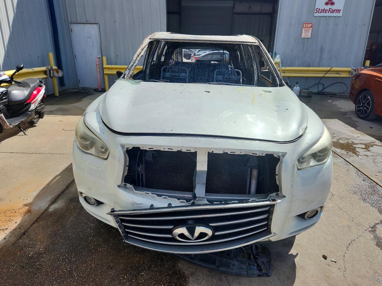 2013 Infiniti Jx35 Base White vin: 5N1AL0MN7DC315024
