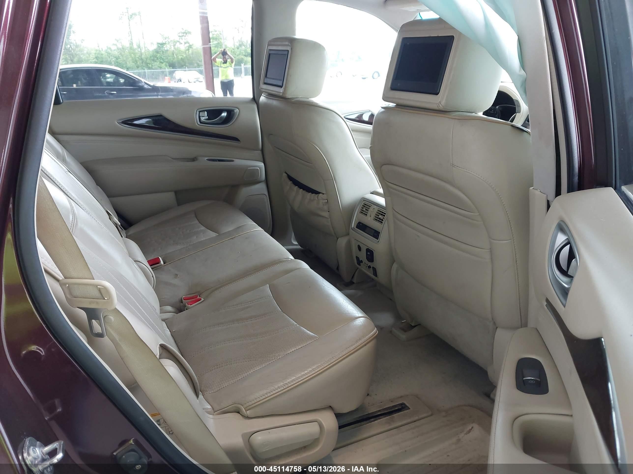 2013 Infiniti Jx35   Бордовый vin: 5N1AL0MN7DC315296