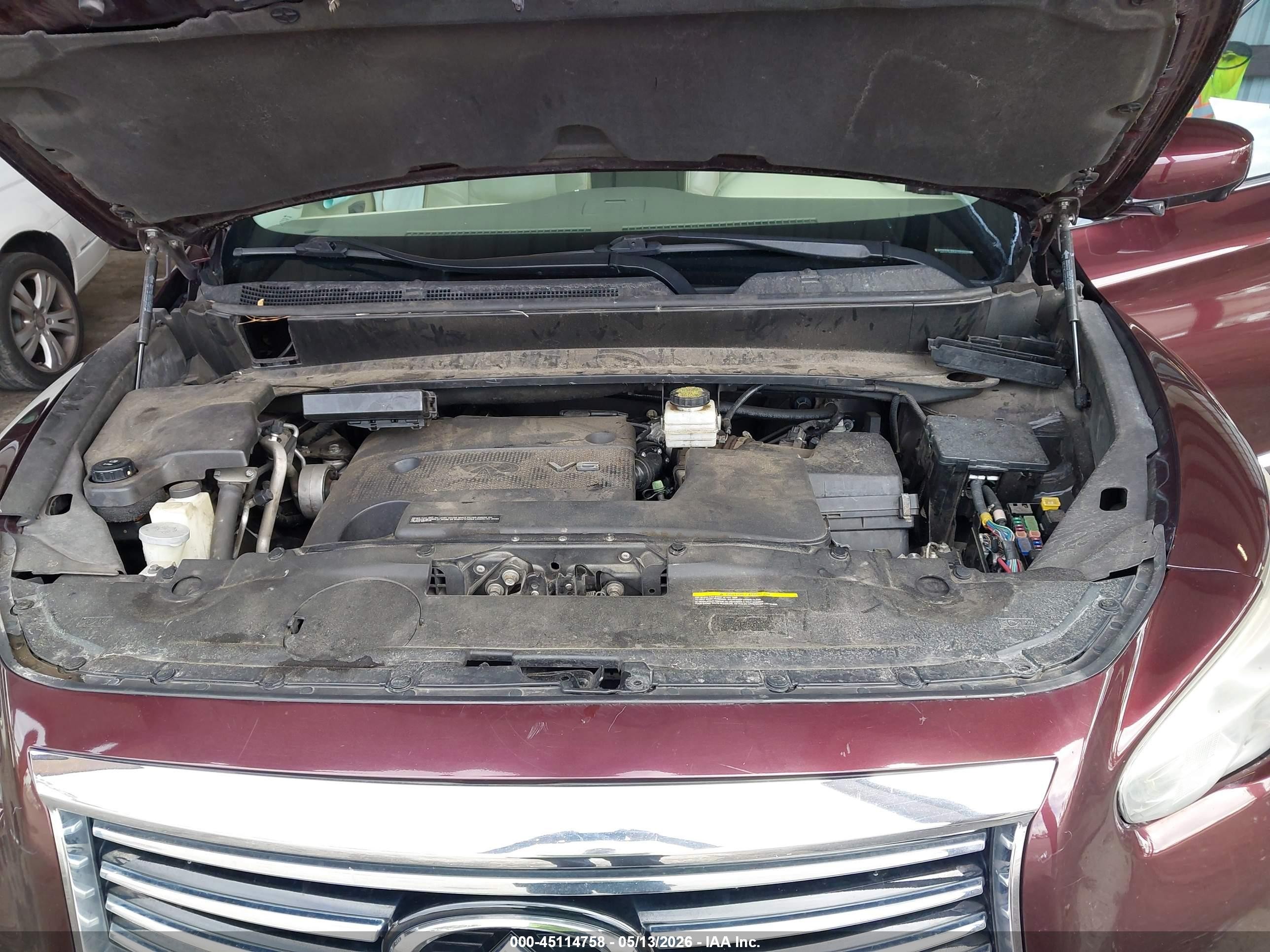2013 Infiniti Jx35   Бордовый vin: 5N1AL0MN7DC315296