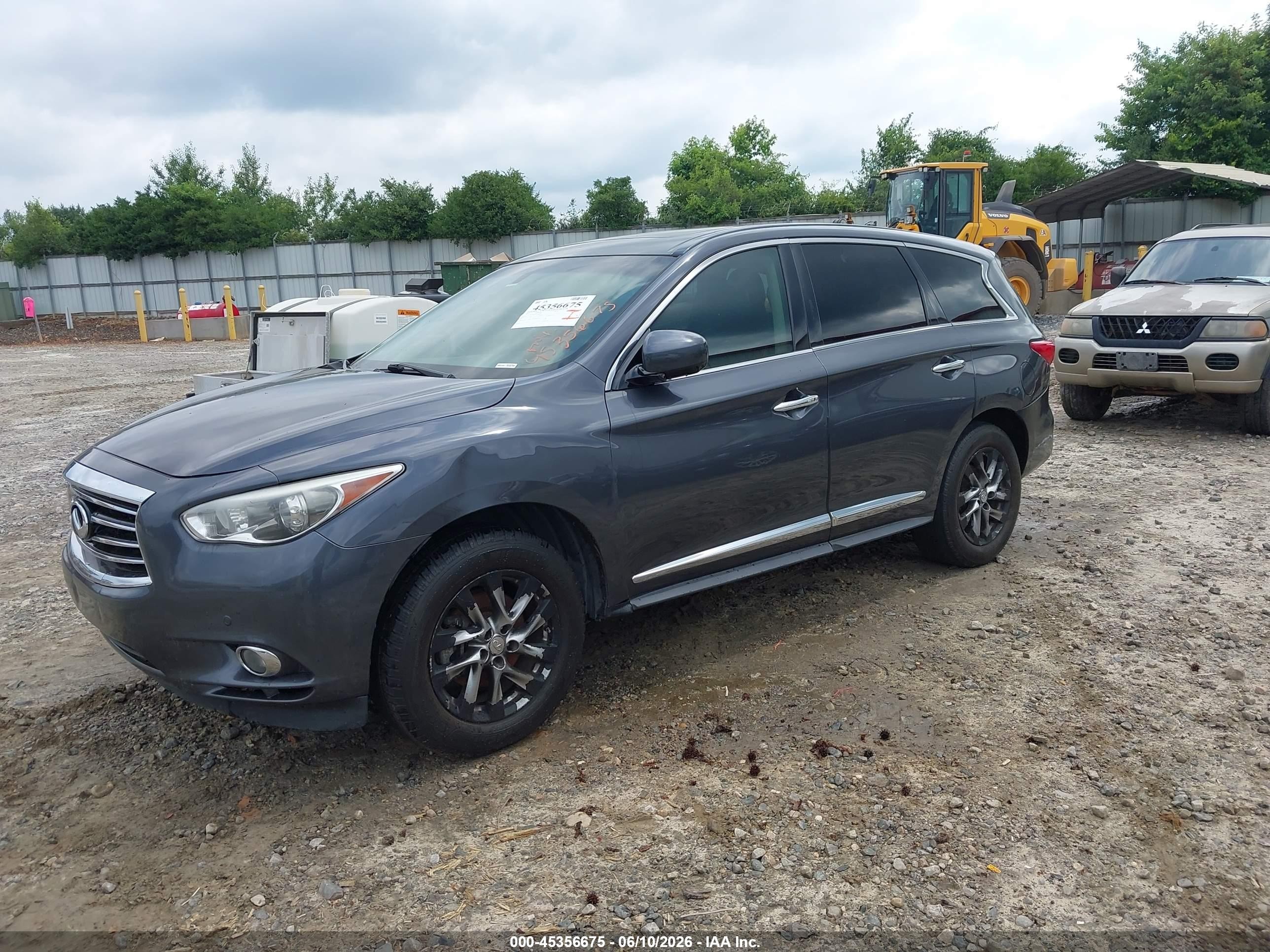 2013 Infiniti Jx35   Серый vin: 5N1AL0MN7DC319543