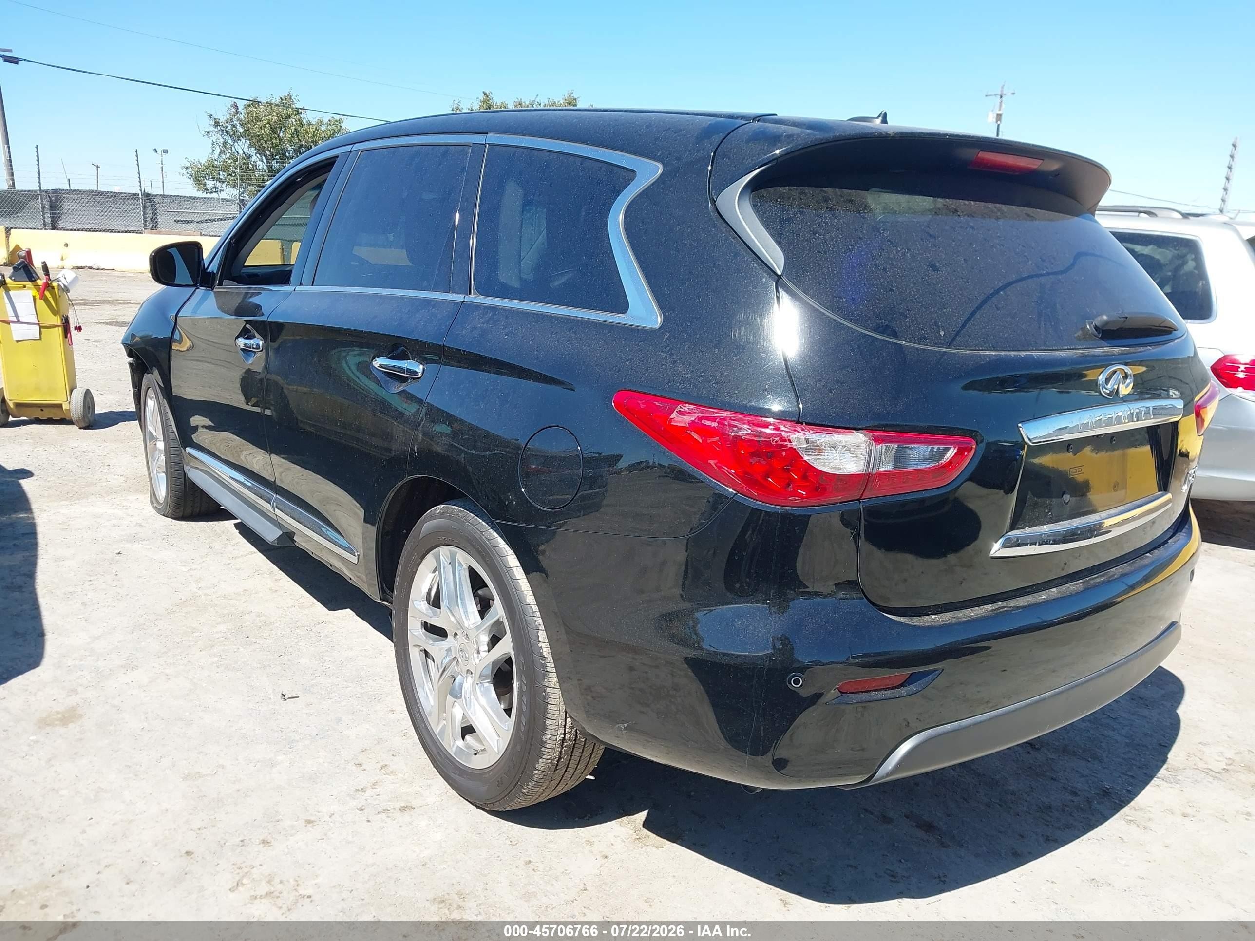 2013 Infiniti Jx35   Black vin: 5N1AL0MN7DC320093