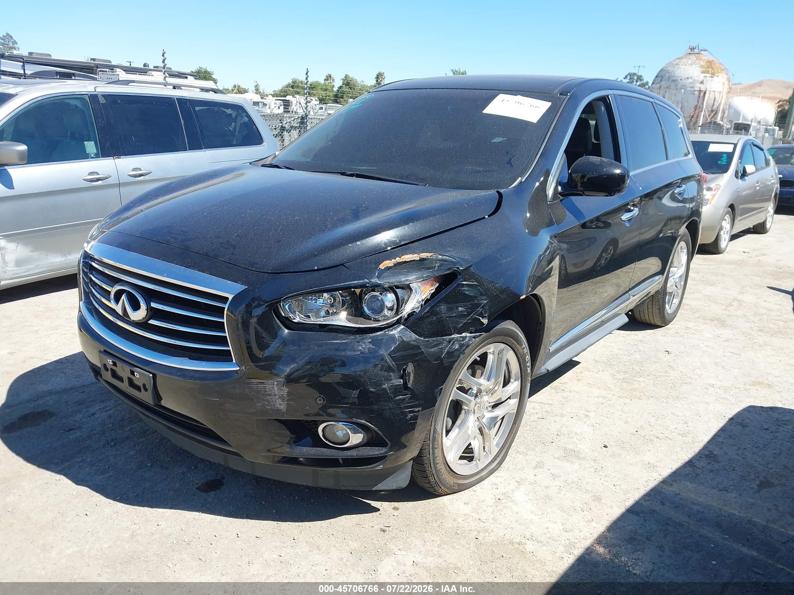 2013 Infiniti Jx35   Black vin: 5N1AL0MN7DC320093