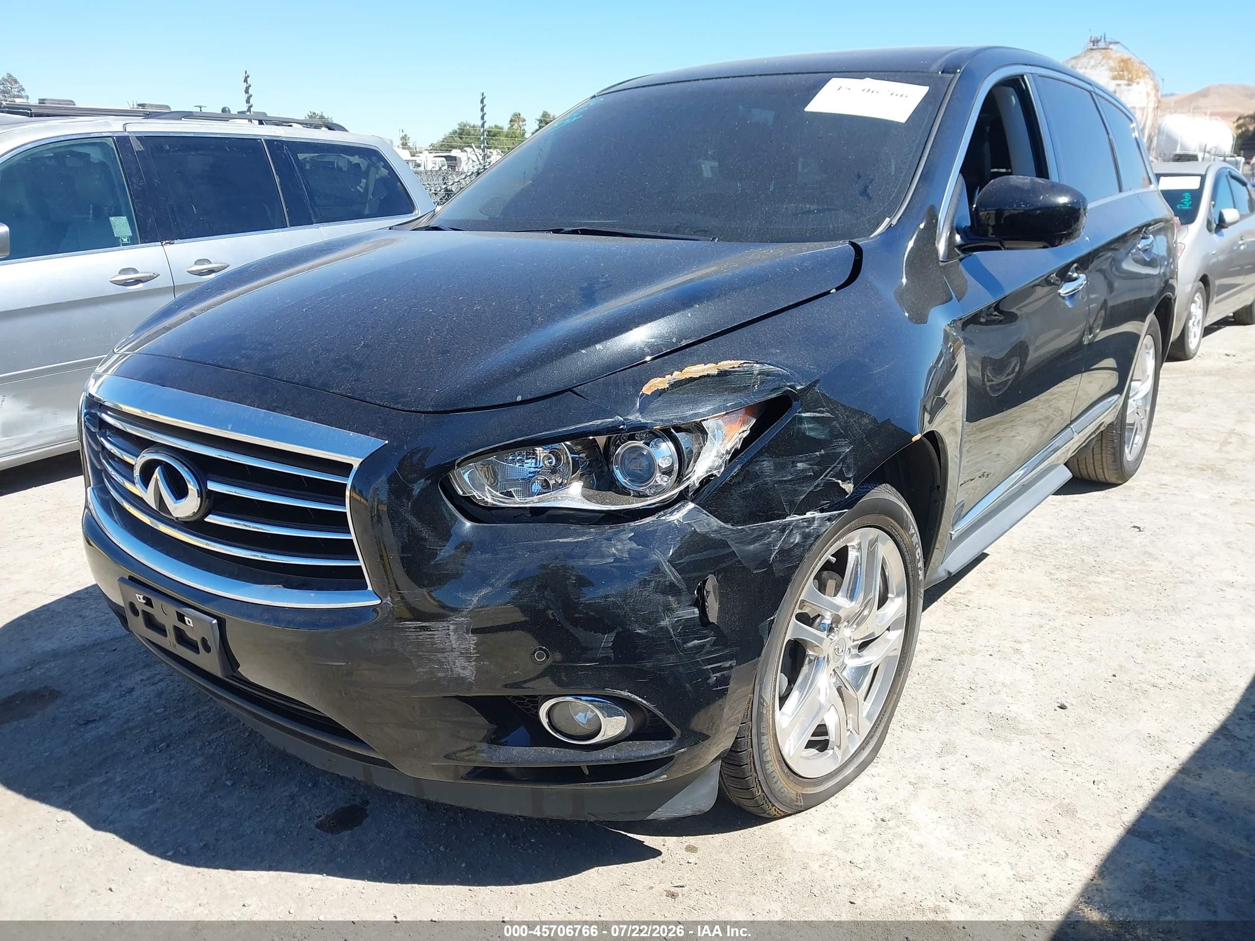 2013 Infiniti Jx35   Black vin: 5N1AL0MN7DC320093