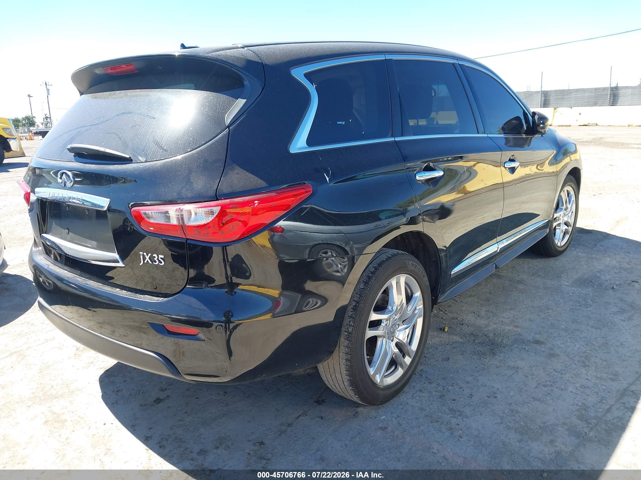 2013 Infiniti Jx35   Black vin: 5N1AL0MN7DC320093