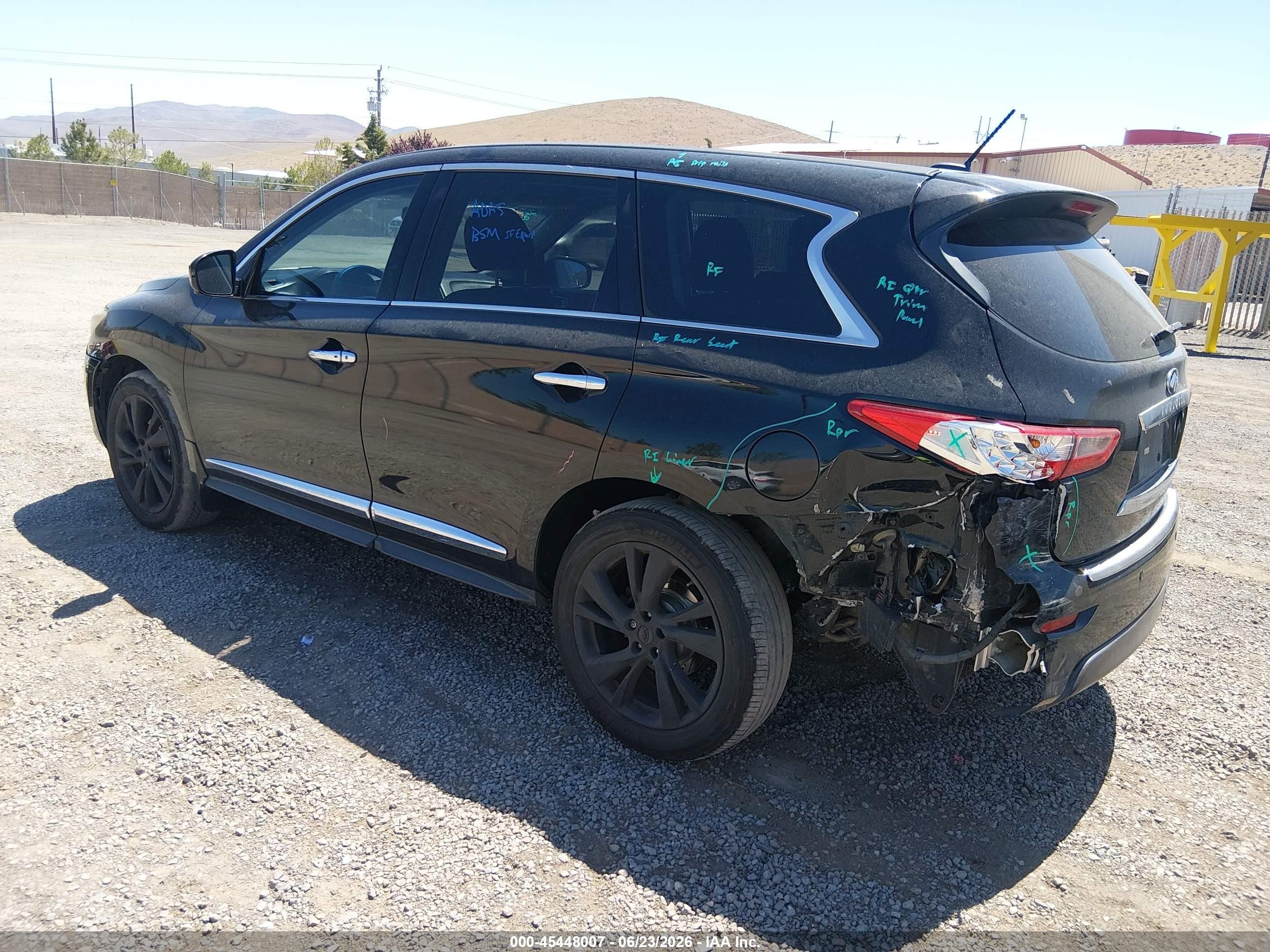2013 Infiniti Jx35   Black vin: 5N1AL0MN7DC320708