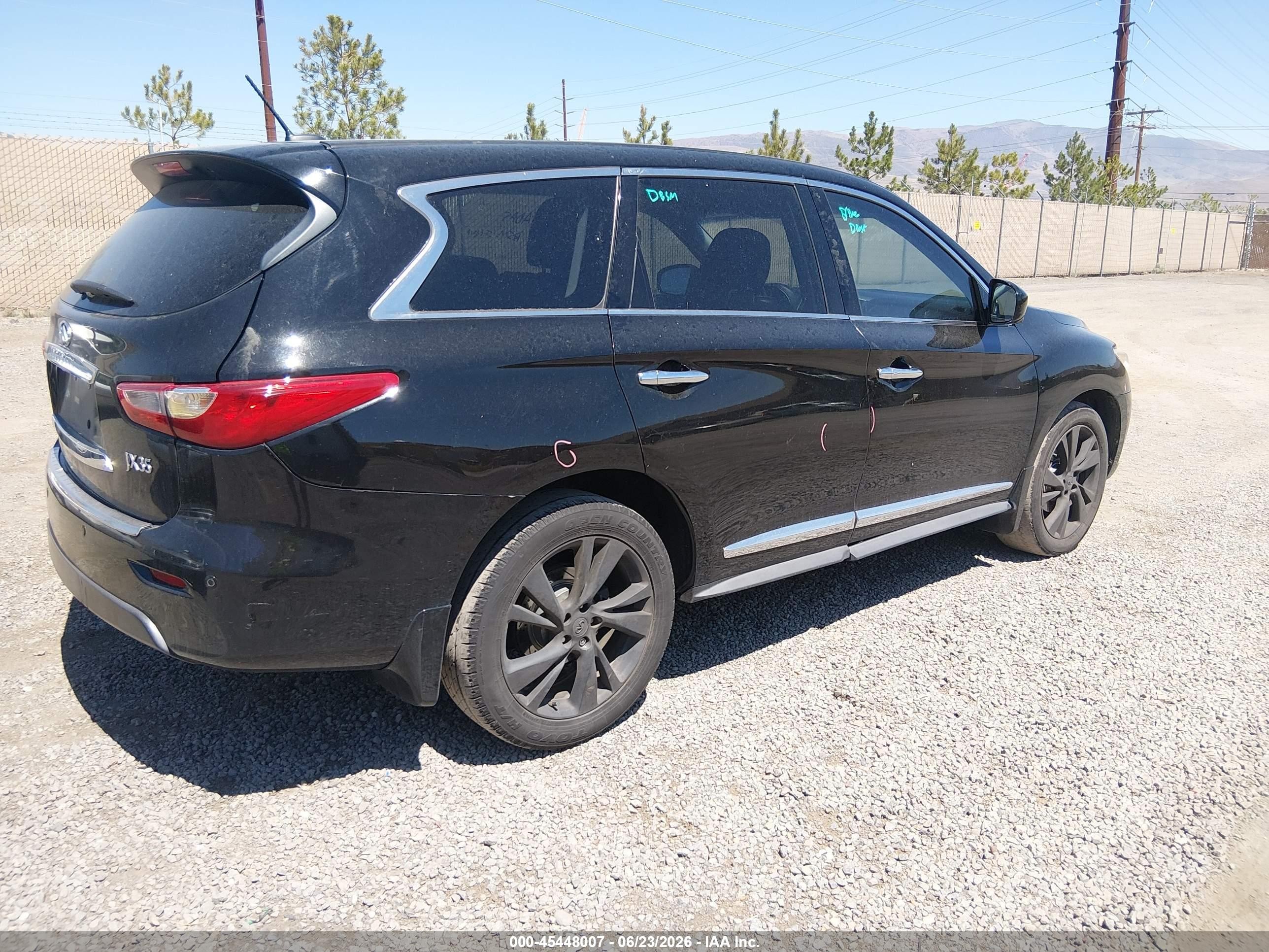 2013 Infiniti Jx35   Black vin: 5N1AL0MN7DC320708