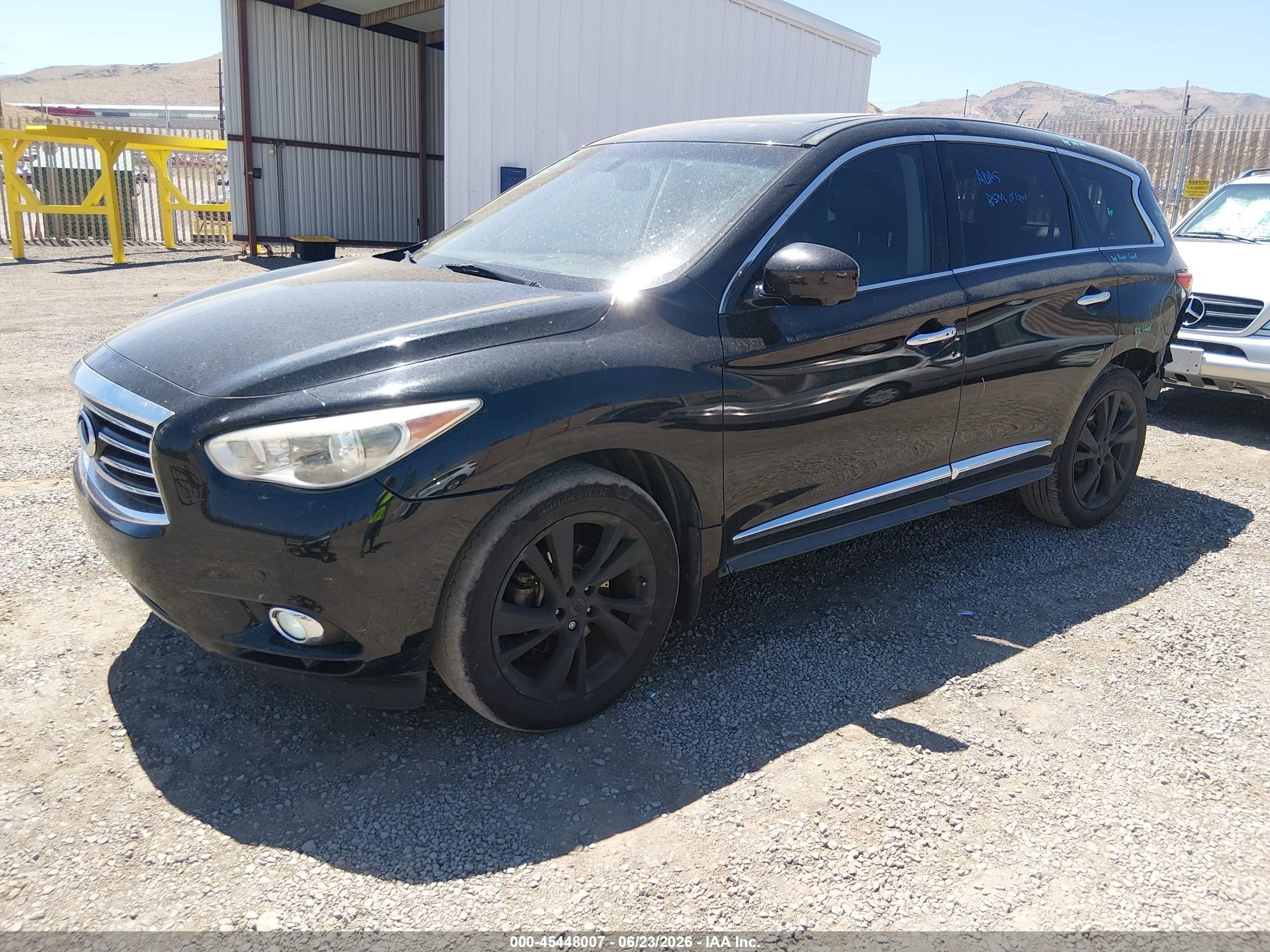 2013 Infiniti Jx35   Black vin: 5N1AL0MN7DC320708