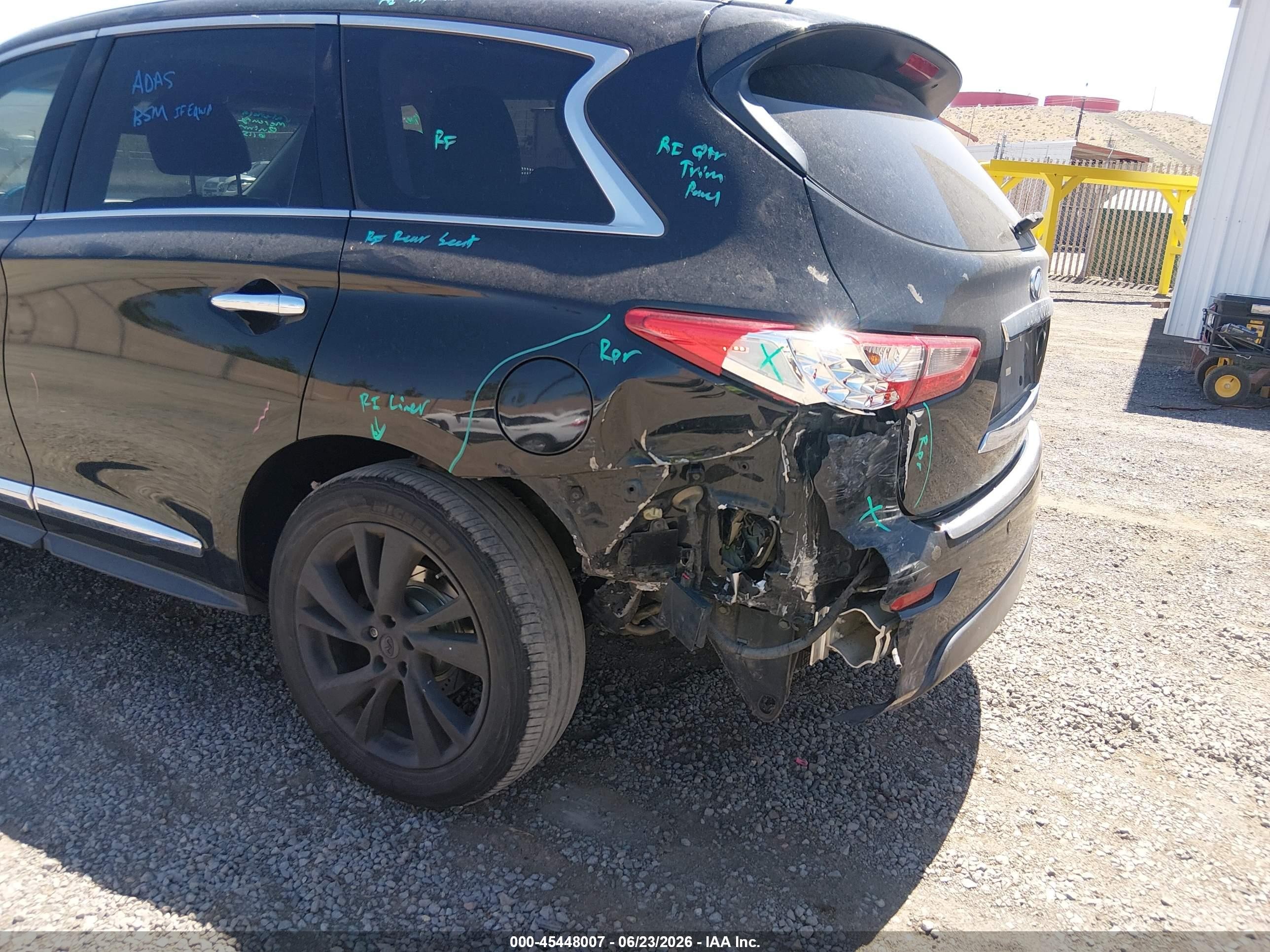 2013 Infiniti Jx35   Black vin: 5N1AL0MN7DC320708