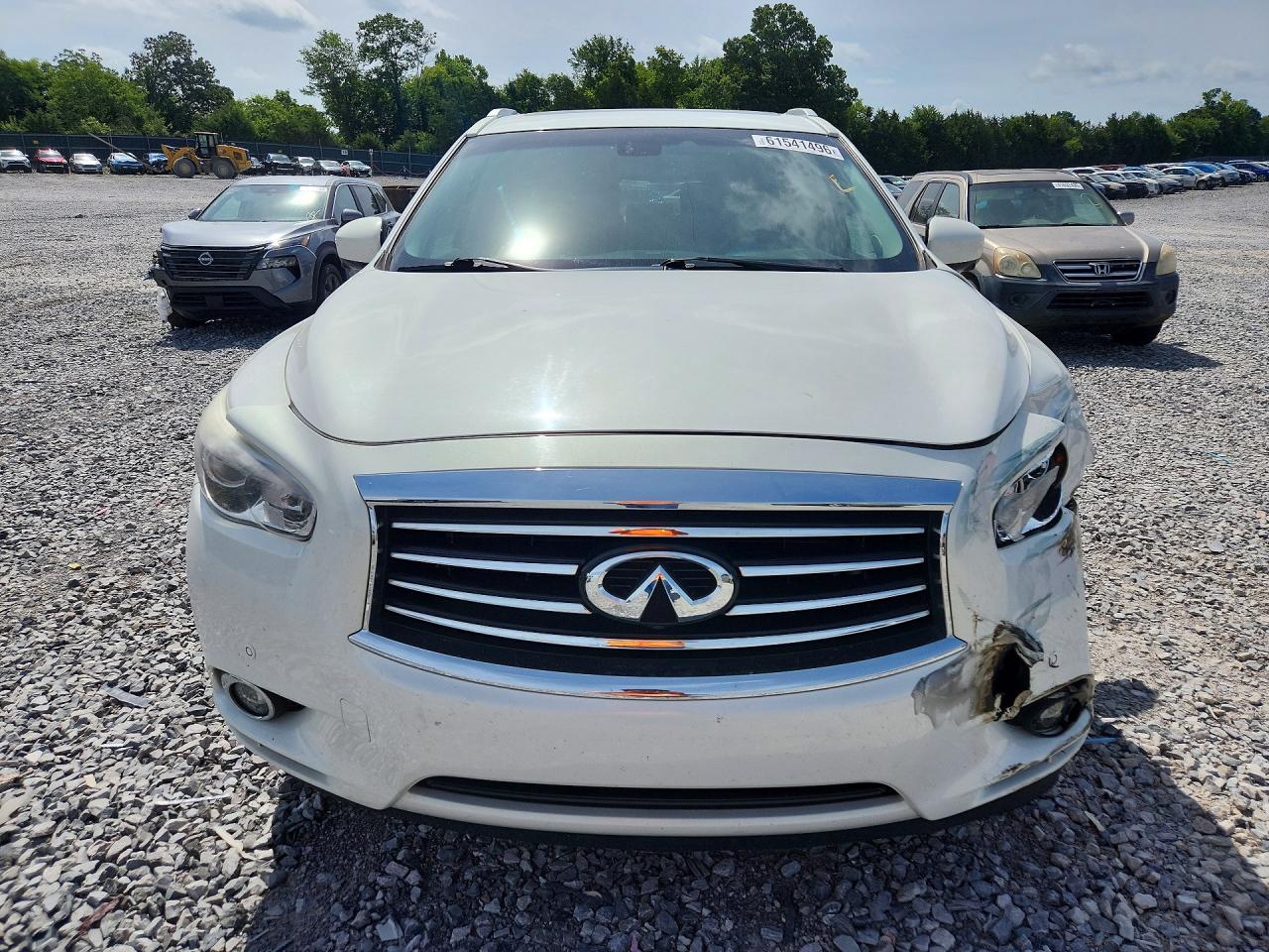 2013 Infiniti Jx35 Base White vin: 5N1AL0MN7DC347908