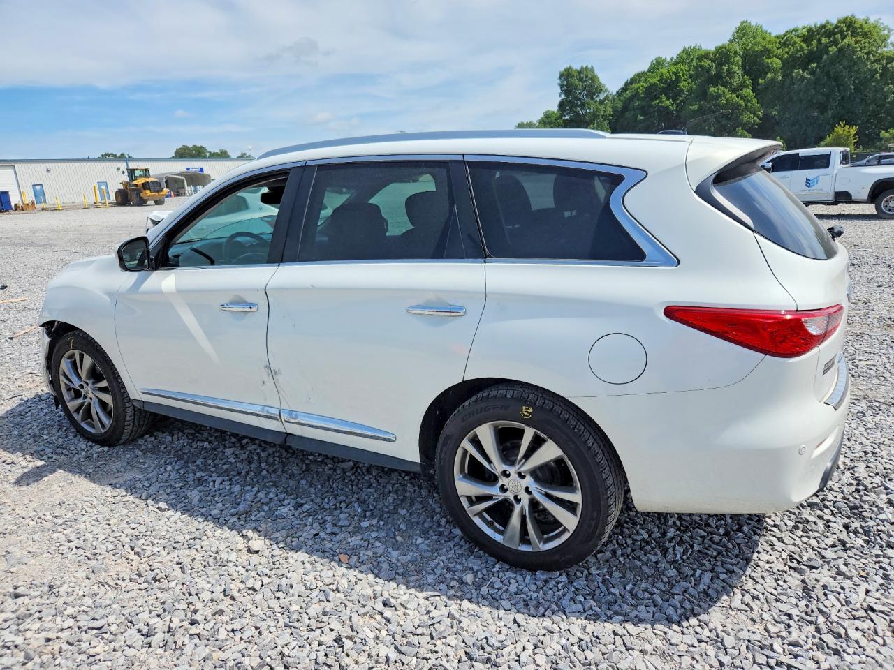 2013 Infiniti Jx35 Base White vin: 5N1AL0MN7DC347908