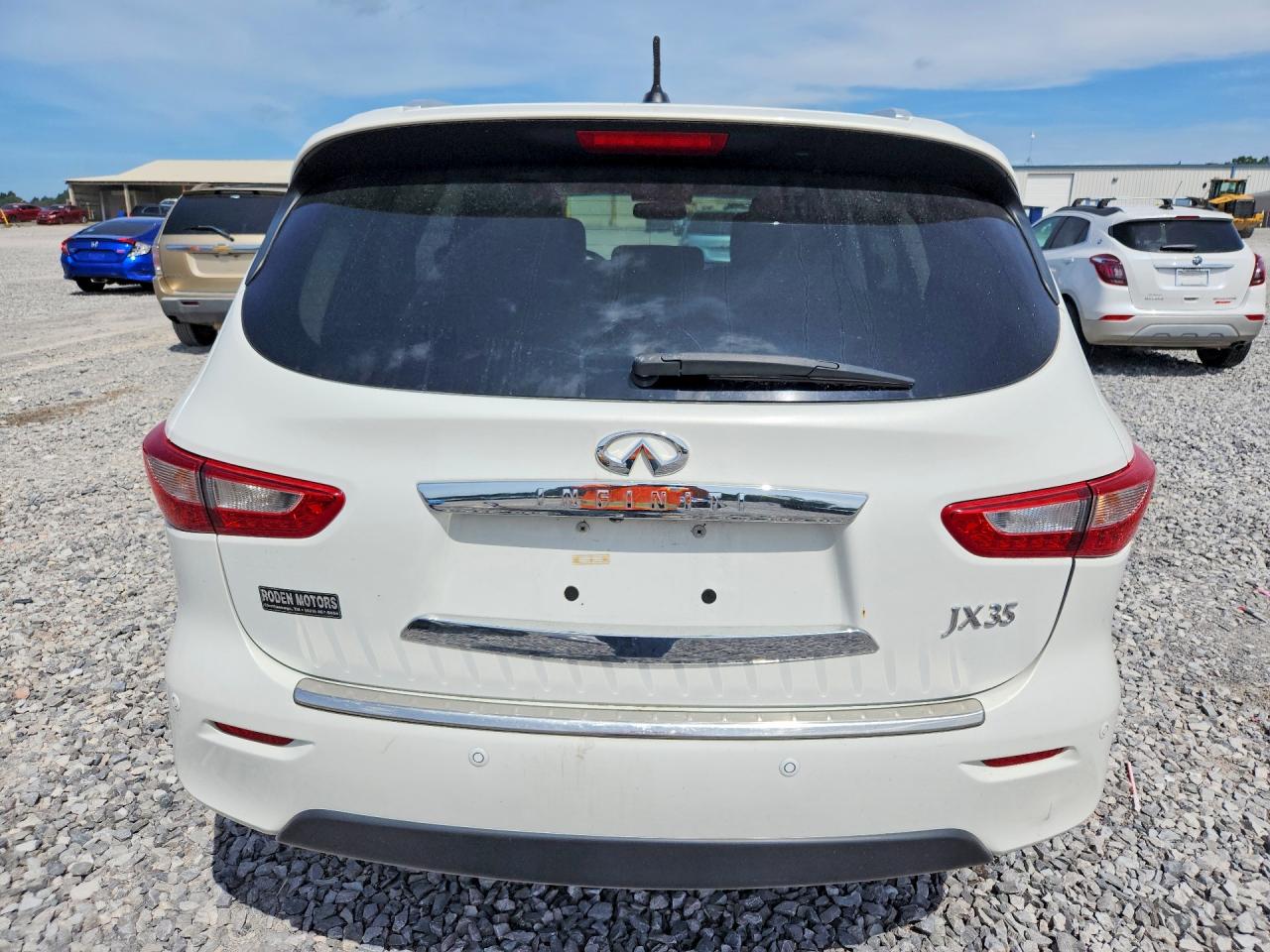 2013 Infiniti Jx35 Base White vin: 5N1AL0MN7DC347908