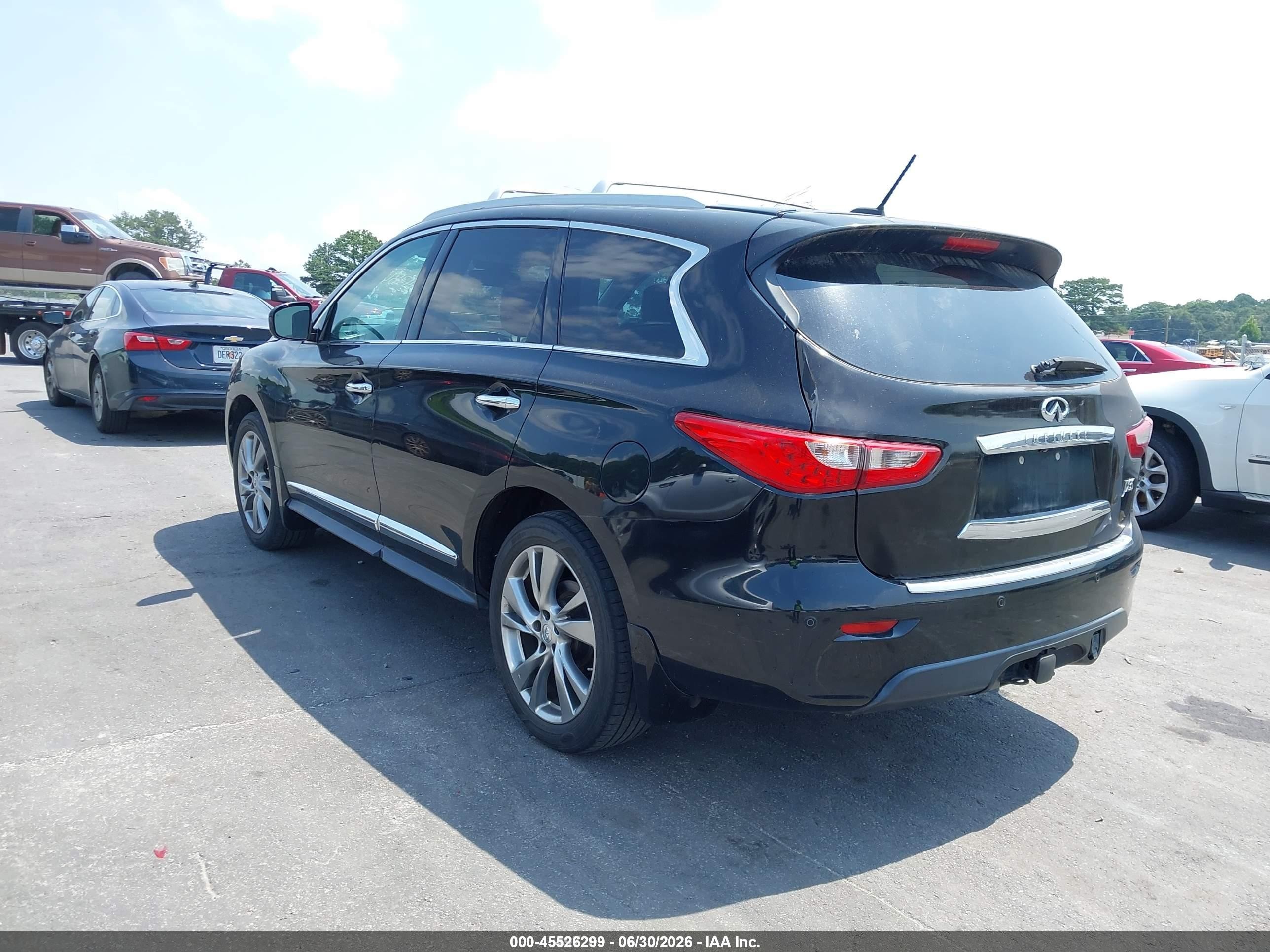 2013 Infiniti Jx35   Black vin: 5N1AL0MN7DC352218
