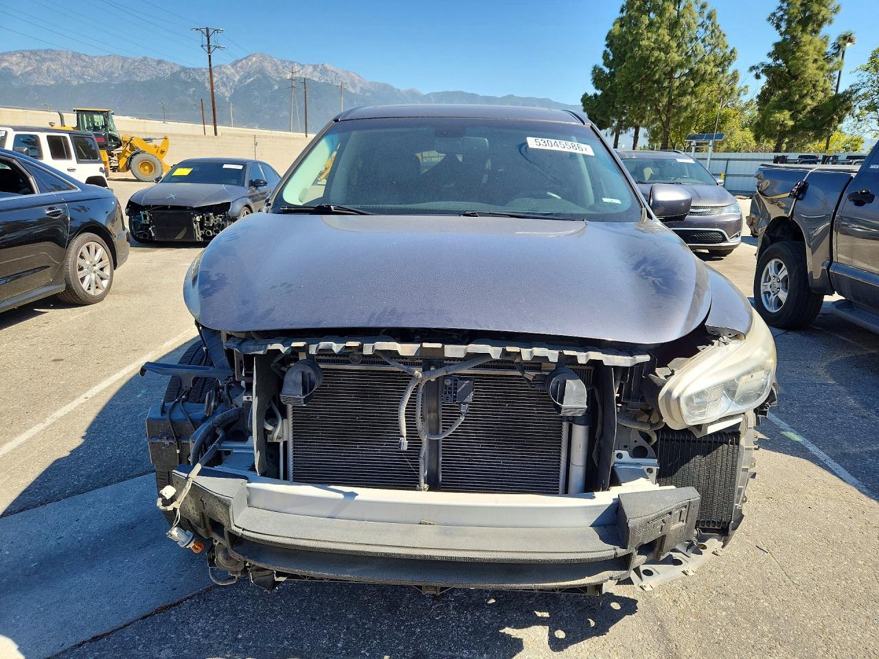 2014 Infiniti Qx60 Base Gray vin: 5N1AL0MN7EC503530
