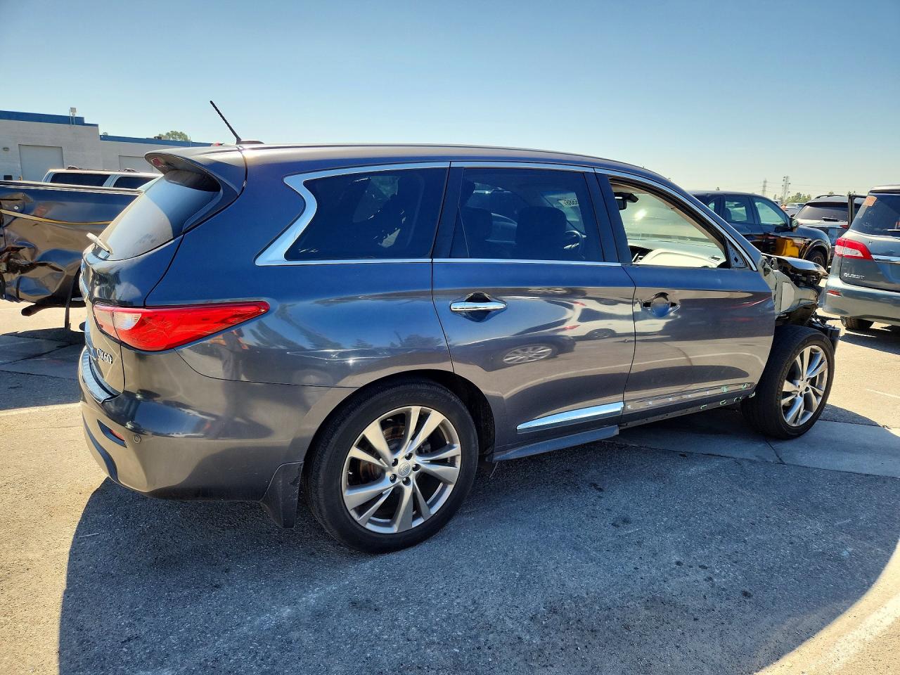 2014 Infiniti Qx60 Base Gray vin: 5N1AL0MN7EC503530