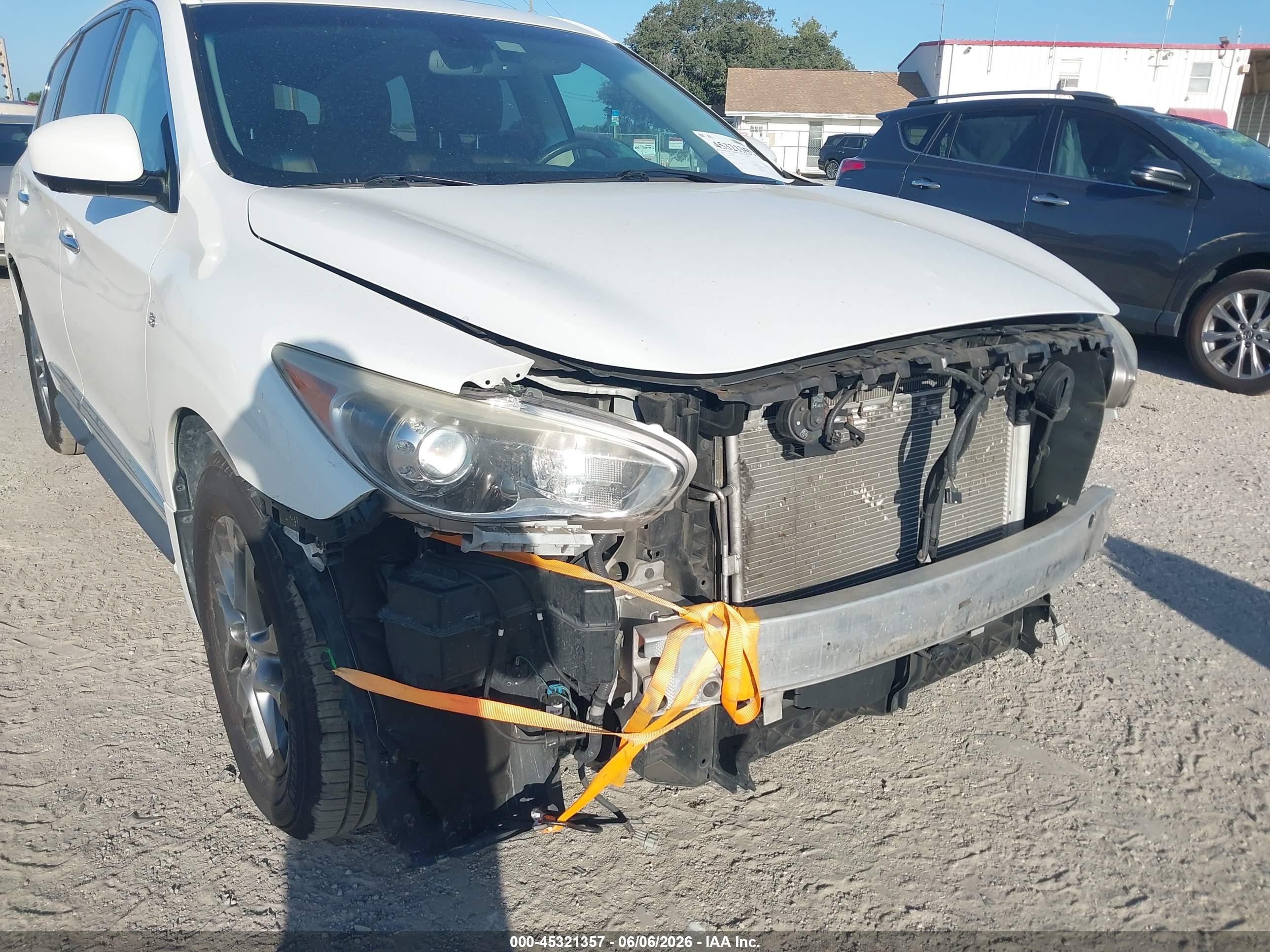2014 Infiniti Qx60   Белый vin: 5N1AL0MN7EC509313