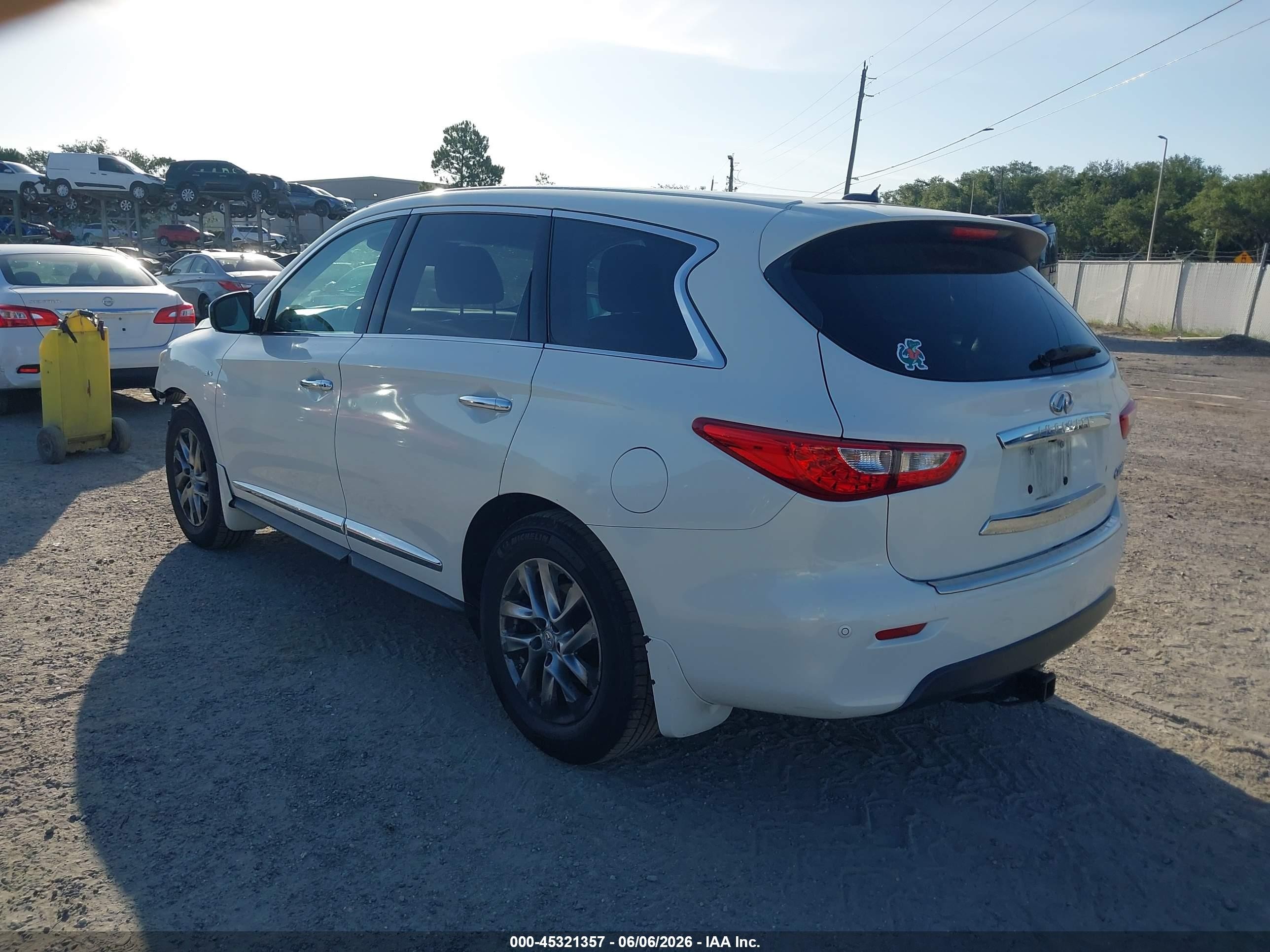 2014 Infiniti Qx60   Белый vin: 5N1AL0MN7EC509313
