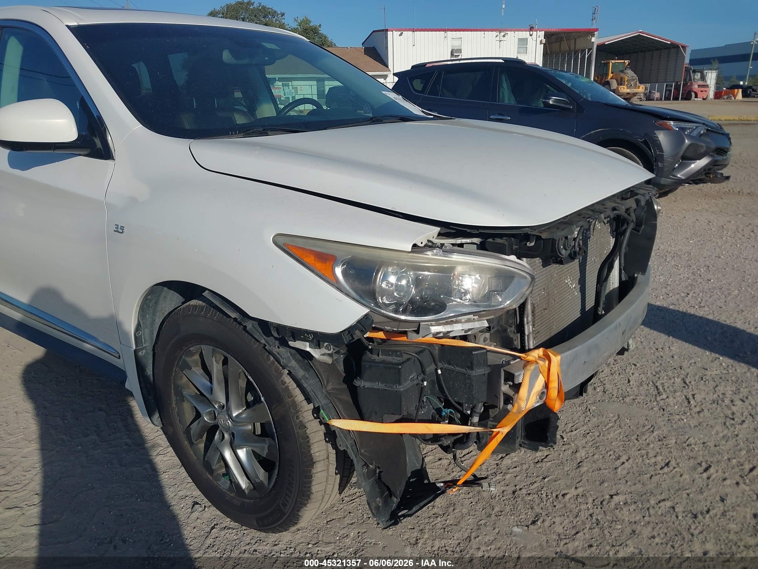 2014 Infiniti Qx60   Белый vin: 5N1AL0MN7EC509313
